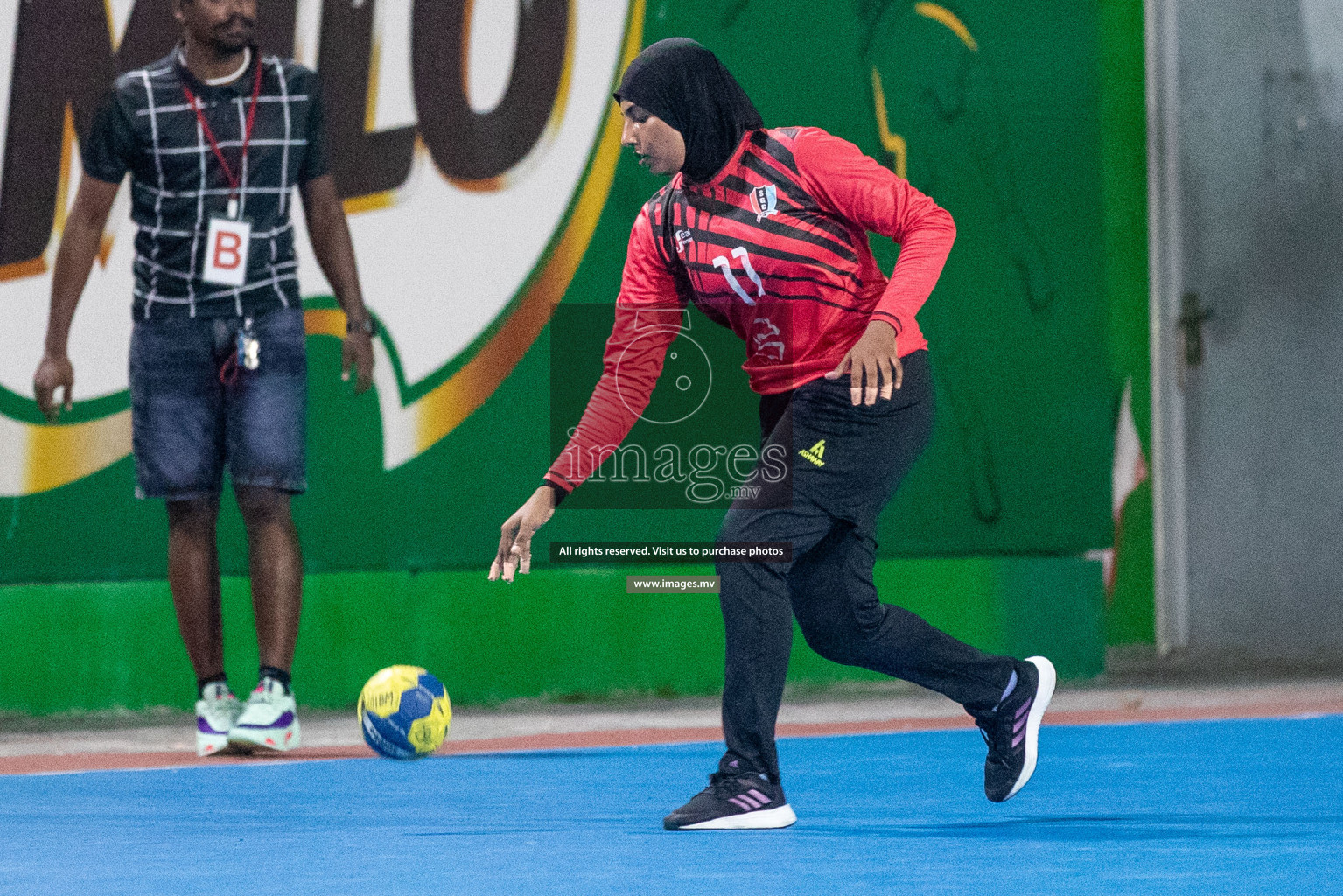 Day 6 of 6th MILO Handball Maldives Championship 2023, held in Handball ground, Male', Maldives on Thursday, 25th May 2023 Photos: Shuu Abdul Sattar/ Images.mv