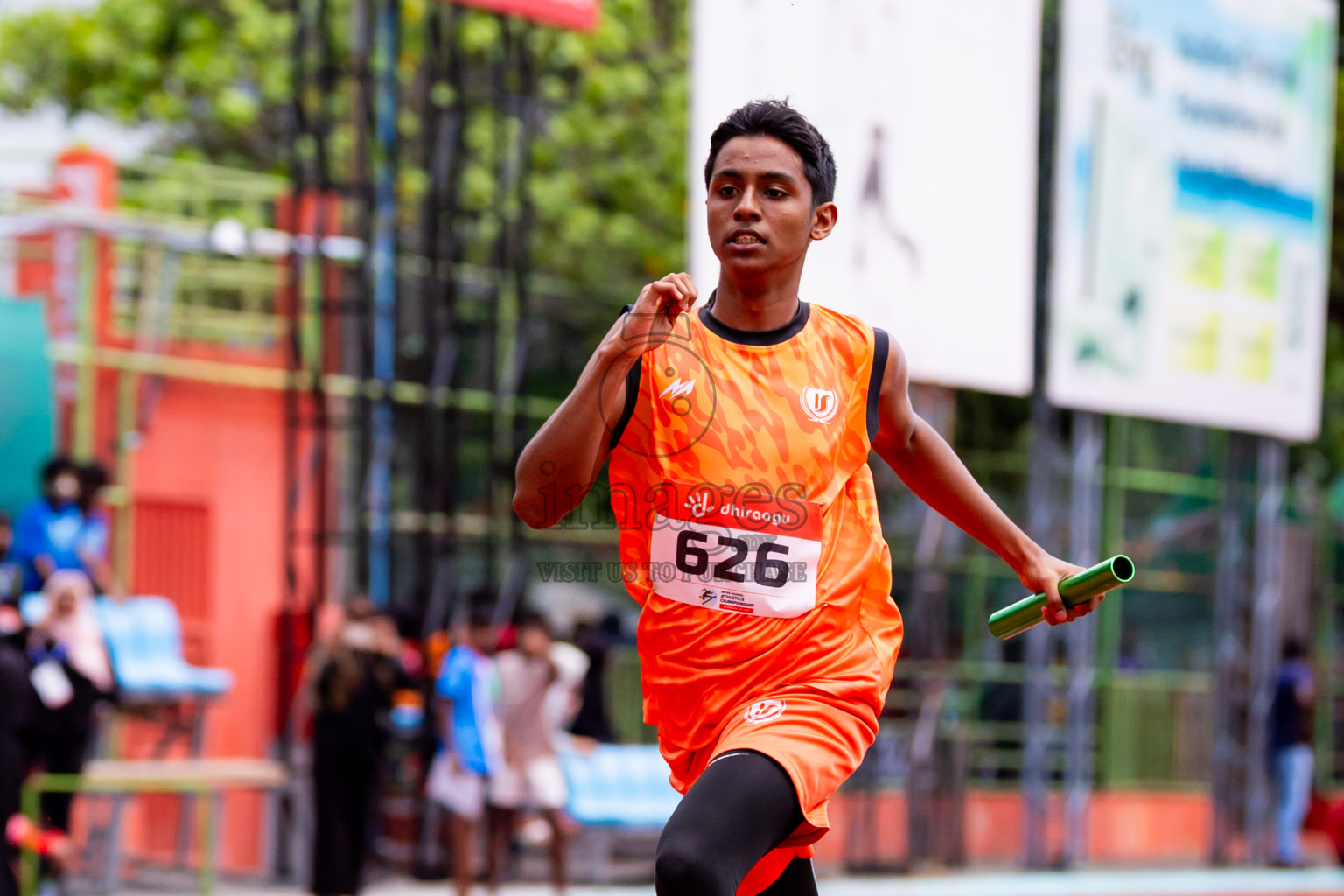 Day 6 of Inter-school Athletics Championship 2025 held in Ekuveni Synthetic Track, Male', Maldives on Sunday, 12th October 2025. Photos by: Nausham Waheed / Images.mv