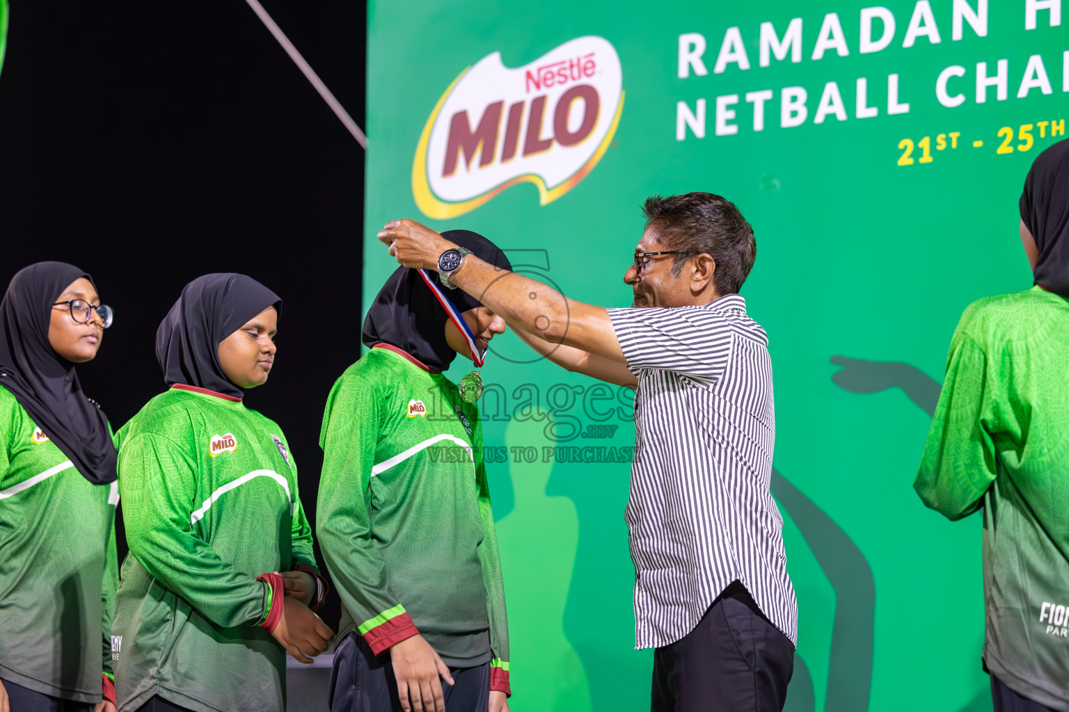 Finals of Milo Ramadan Half Court Netball Challenge on 24th March 2024, held in Central Park, Hulhumale, Male', Maldives
Photos: Ismail Thoriq / imagesmv