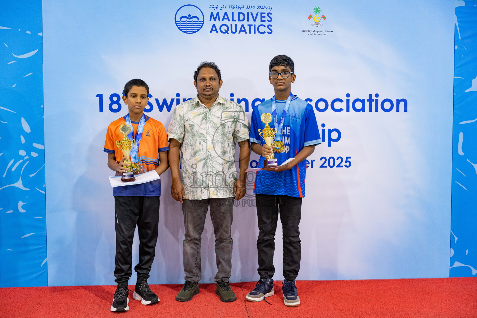 18th Swimming Association Championship 2025, Closing Ceremony was held on Saturday, 29th November 2025 at Swimming Track Hulhumale', Maldives. Photos: Areef Adam / images.mv