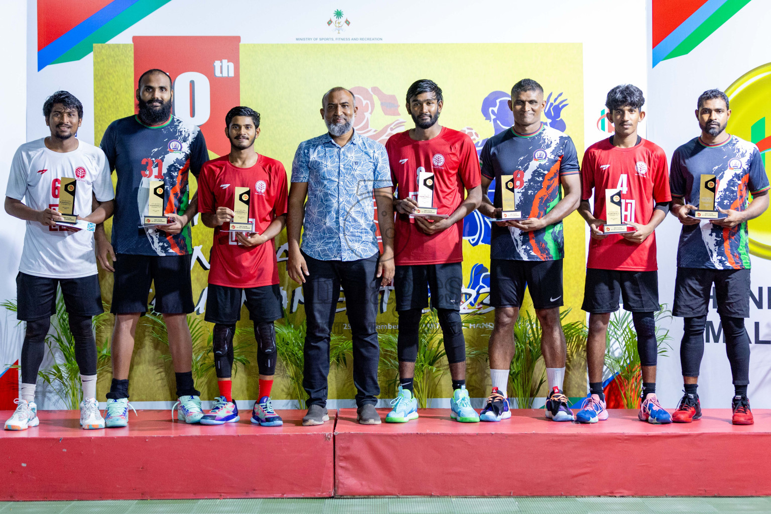 Division one Final 10th National Handball Tournament 2023, held in Handball ground, Male', Maldives on Saturday, 13th January 2023 Photos: Nausham Waheed/ Images.mv