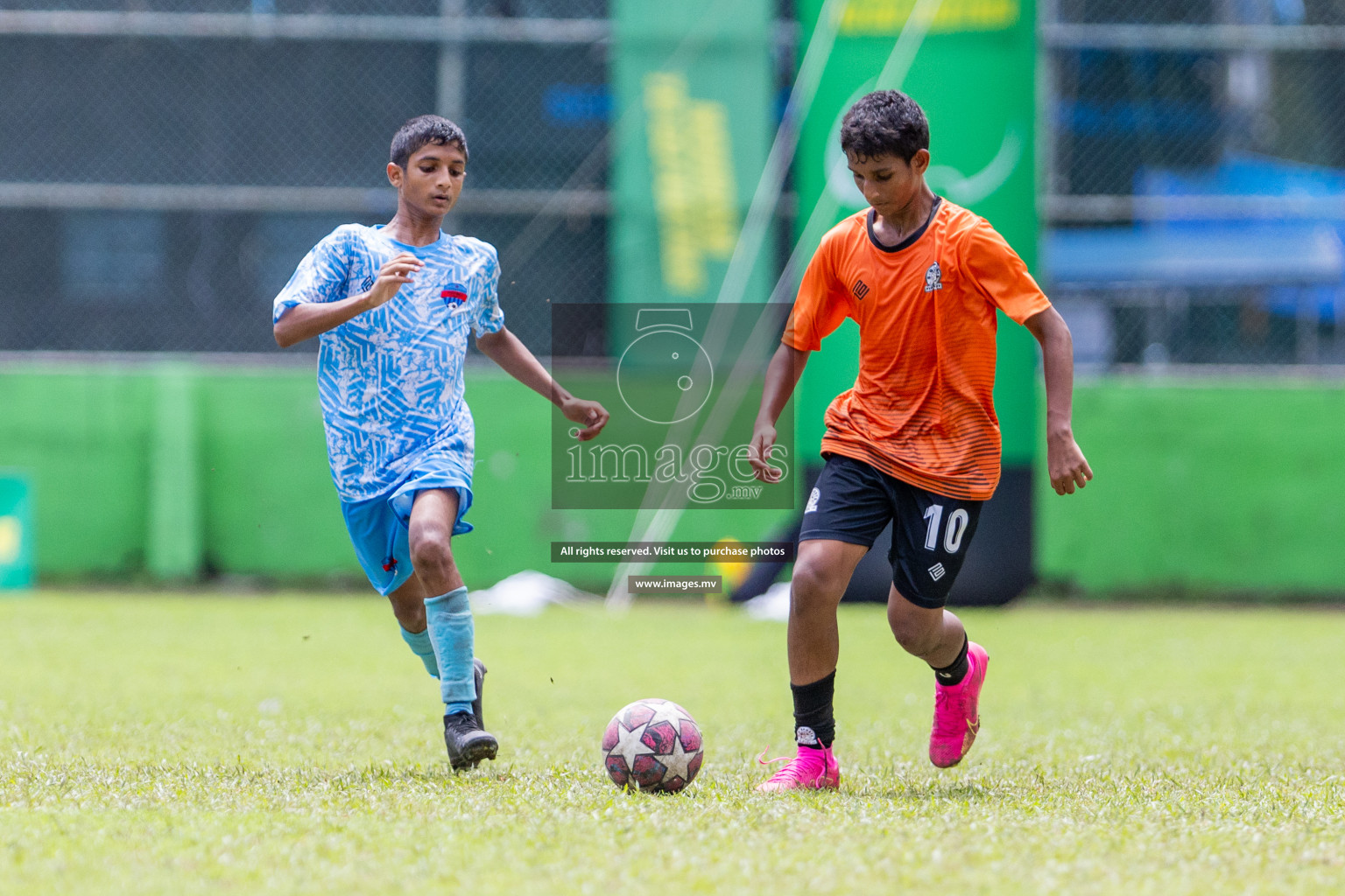 Day 2 of MILO Academy Championship 2023 (u14) was held in Henveyru Stadium Male', Maldives on 4th November 2023. Photos: Nausham Waheed / images.mv