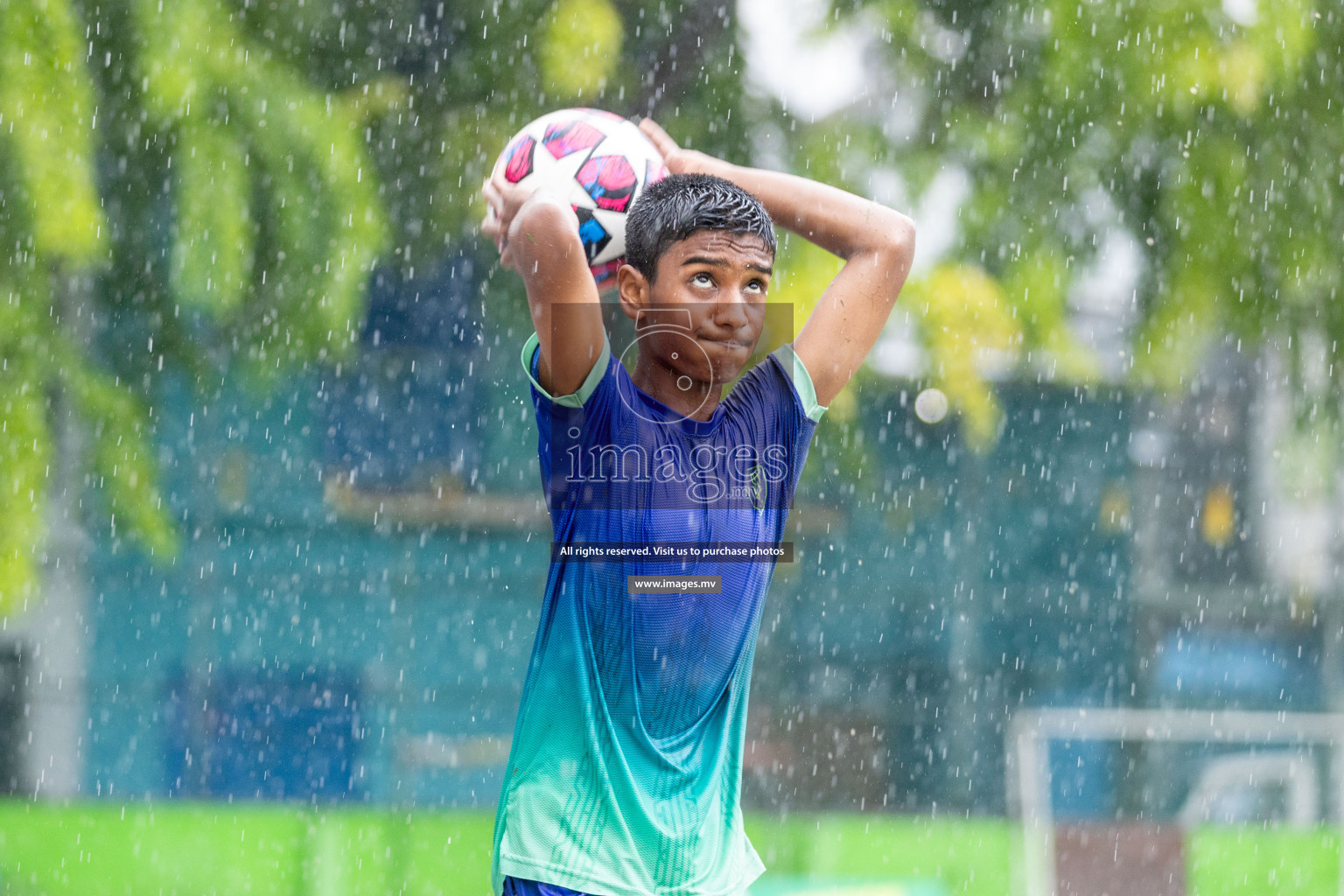 Day 1 of MILO Academy Championship 2023 (u14) was held in Henveyru Stadium Male', Maldives on 3rd November 2023. Photos: Nausham Waheed / images.mv