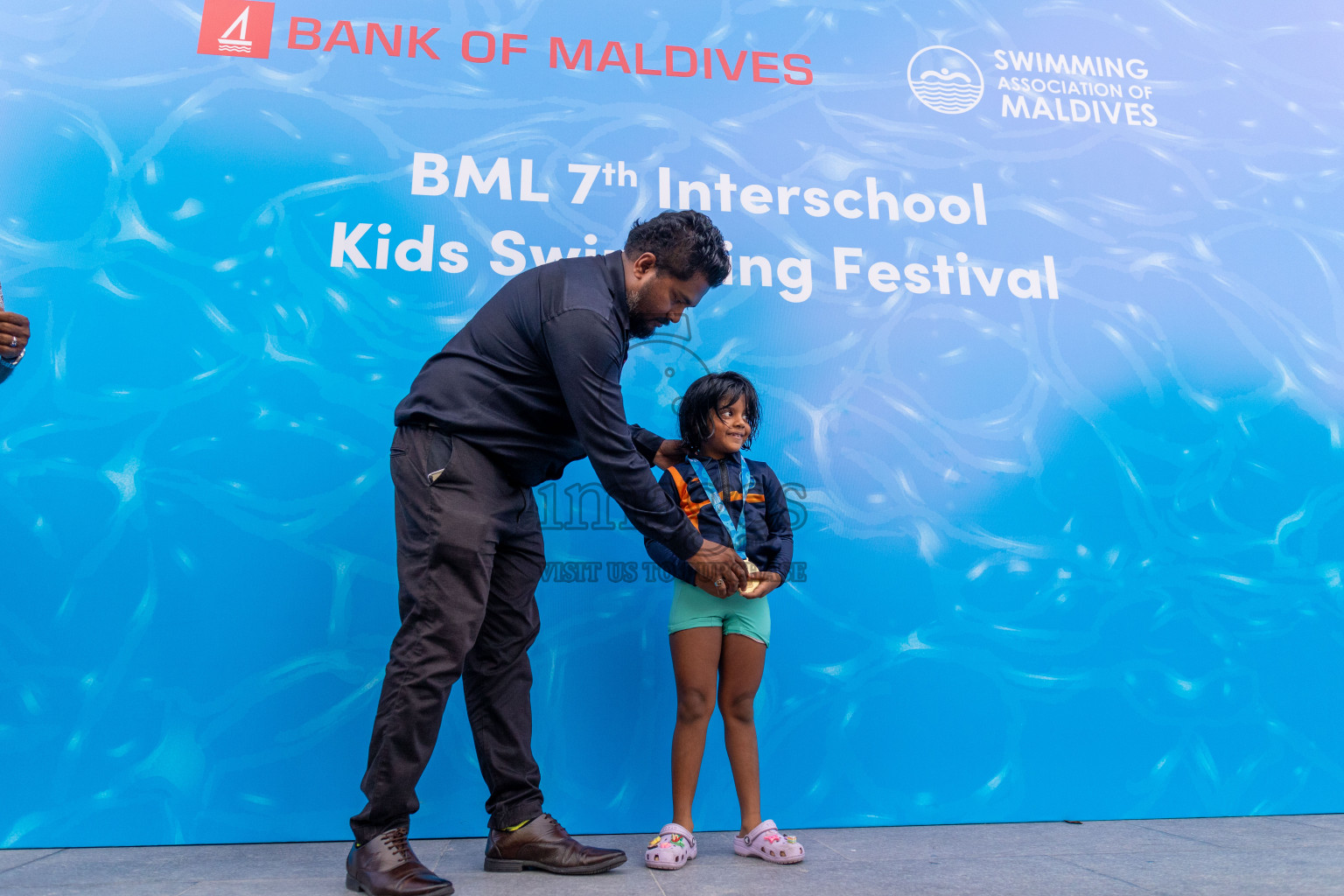 Day 1 of The BML 7th Kids Swimming Festival was held on Tuesday, 24th July 2024, at Hulhumale Swimming Pool, Hulhumale', Maldives
Photos: Ismail Thoriq / images.mv