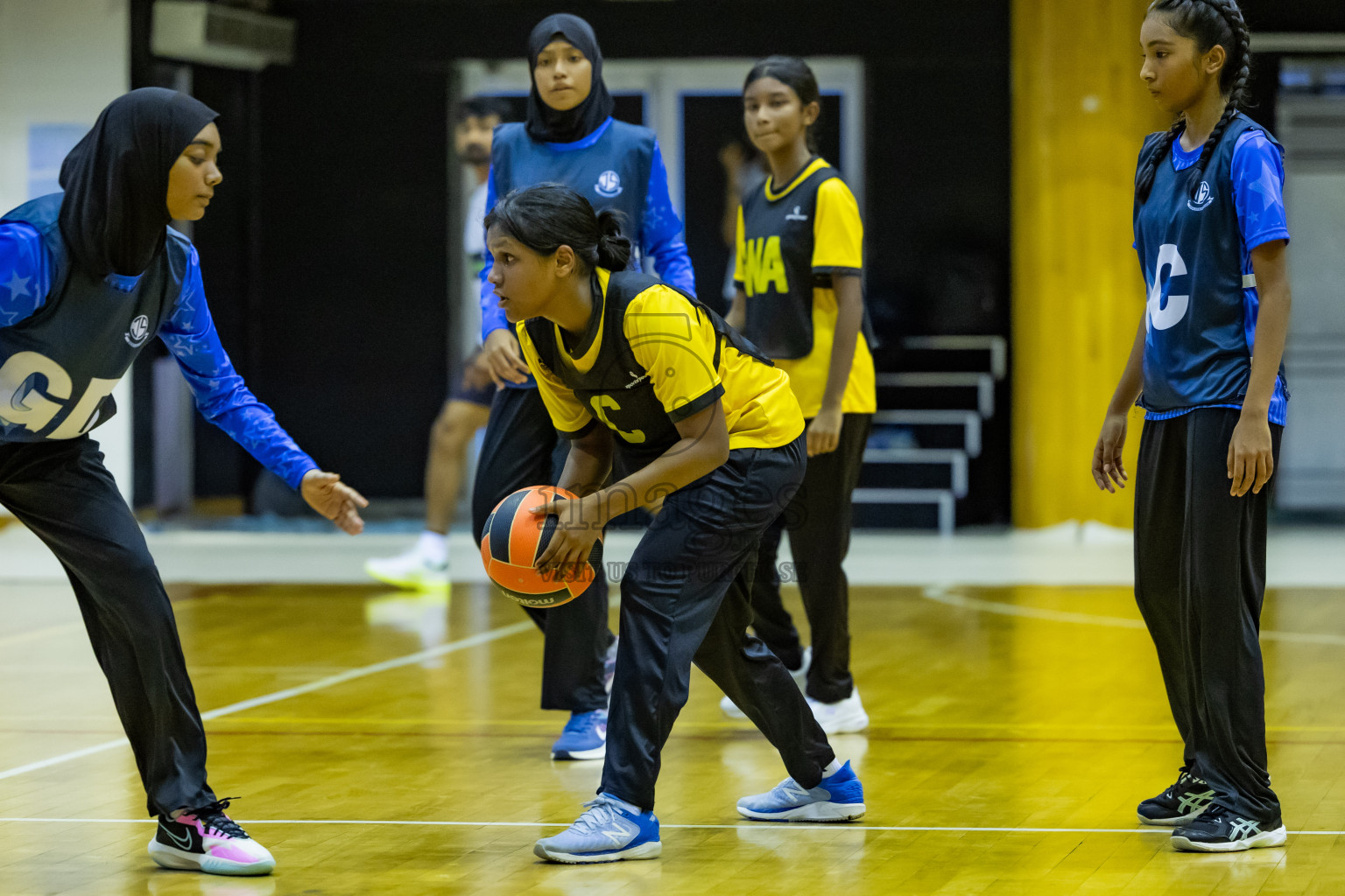 Day 12 of 25th Inter-School Netball Tournament was held in Social Center at Male', Maldives on Thursday, 22nd August 2024.