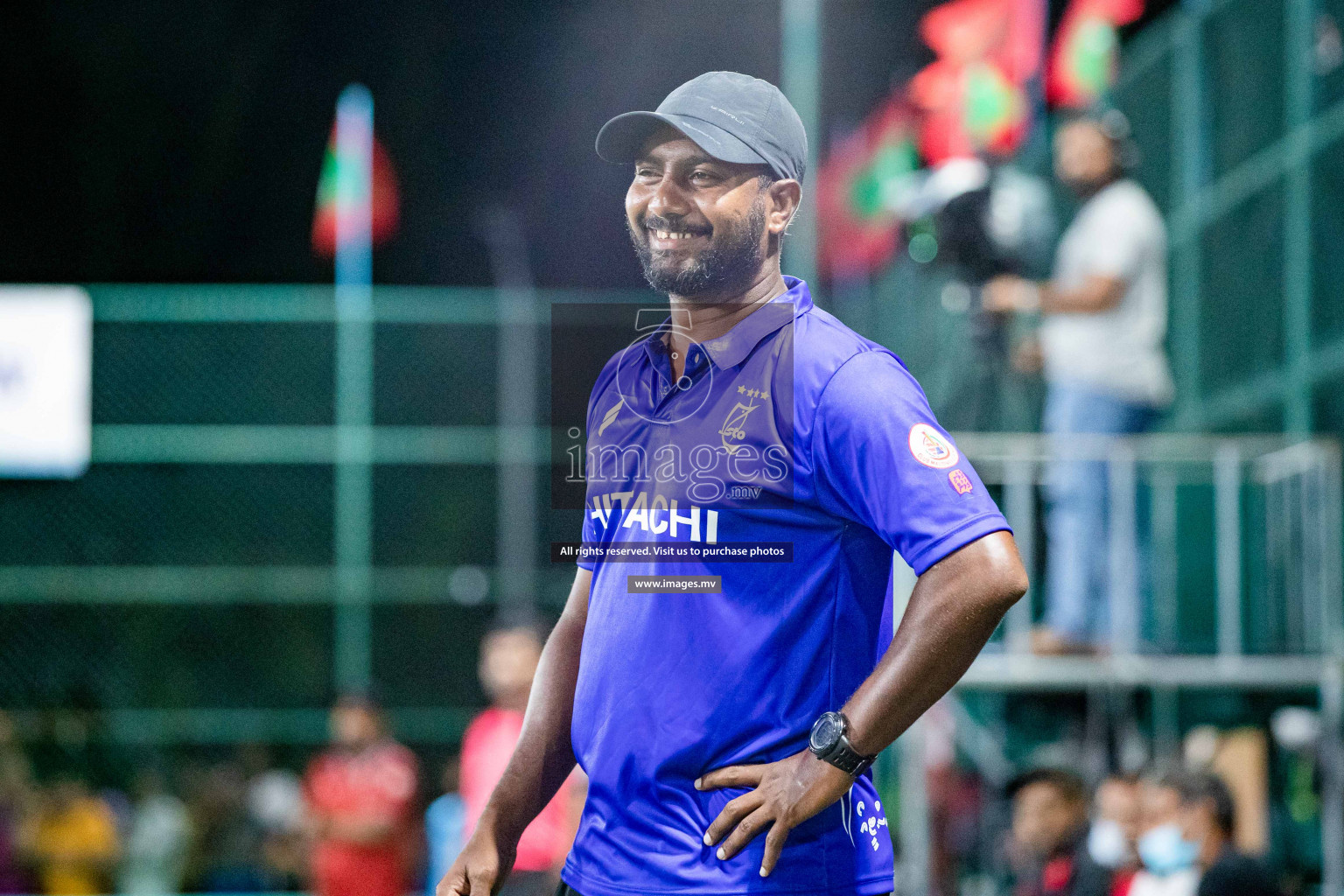 STO RC Vs Team Fenaka in the Quarter Finals of Club Maldives 2021 held in Hulhumale, Maldives on 13 December 2021. Photos: Shu Abdul Sattar / images.mv