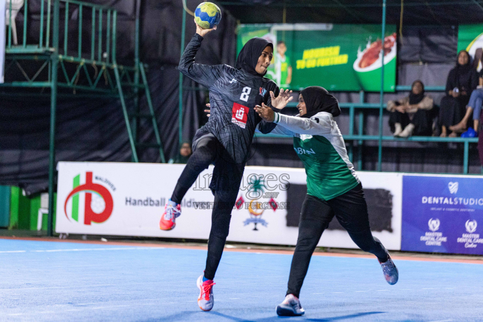 Day 18 of 10th National Handball Tournament 2023, held in Handball ground, Male', Maldives on Sunday, 17th December 2023 Photos: Nausham Waheed/ Images.mv