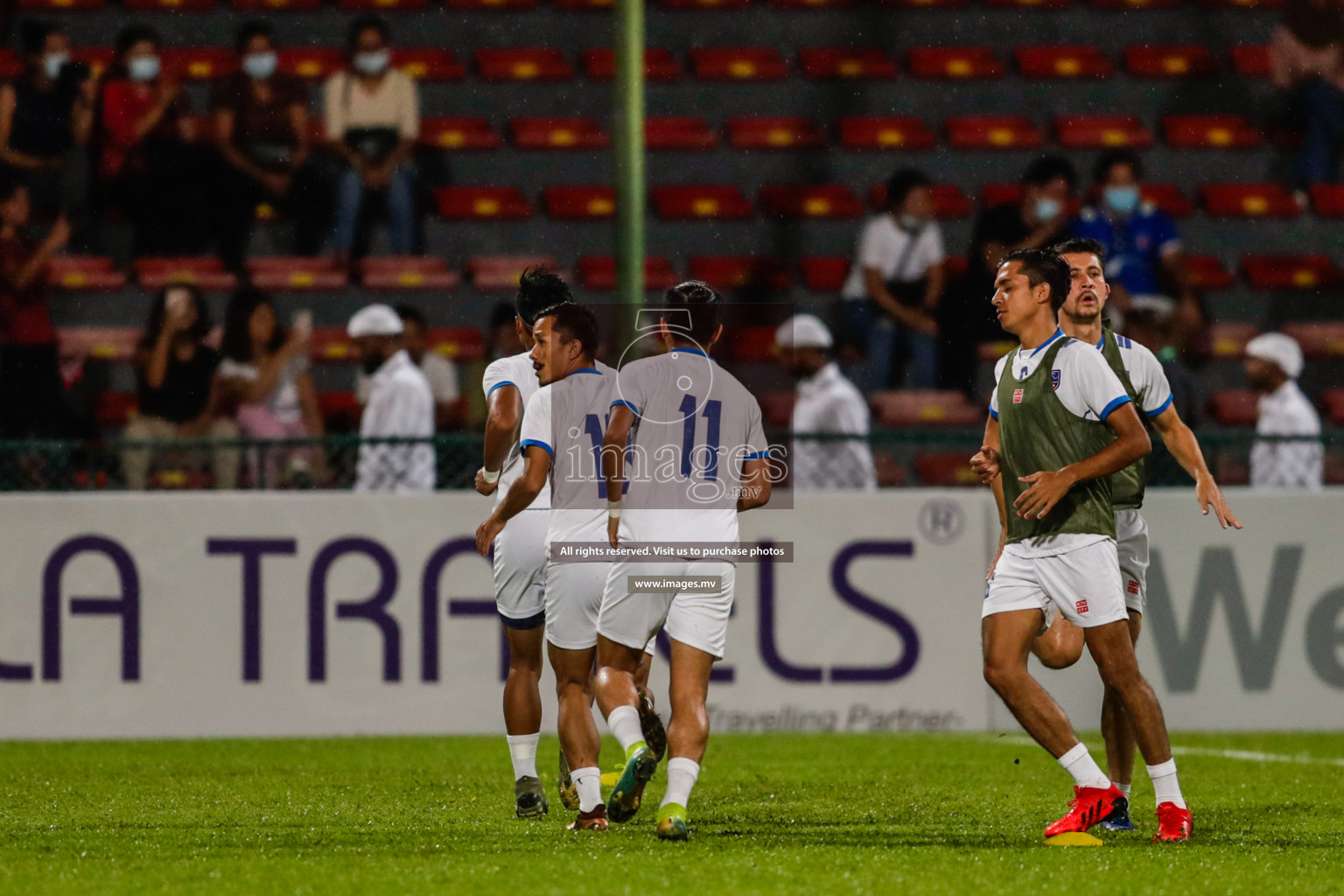 Maldives vs Nepal in SAFF Championship 2021 held on 1st October 2021 in Galolhu National Stadium, Male', Maldives