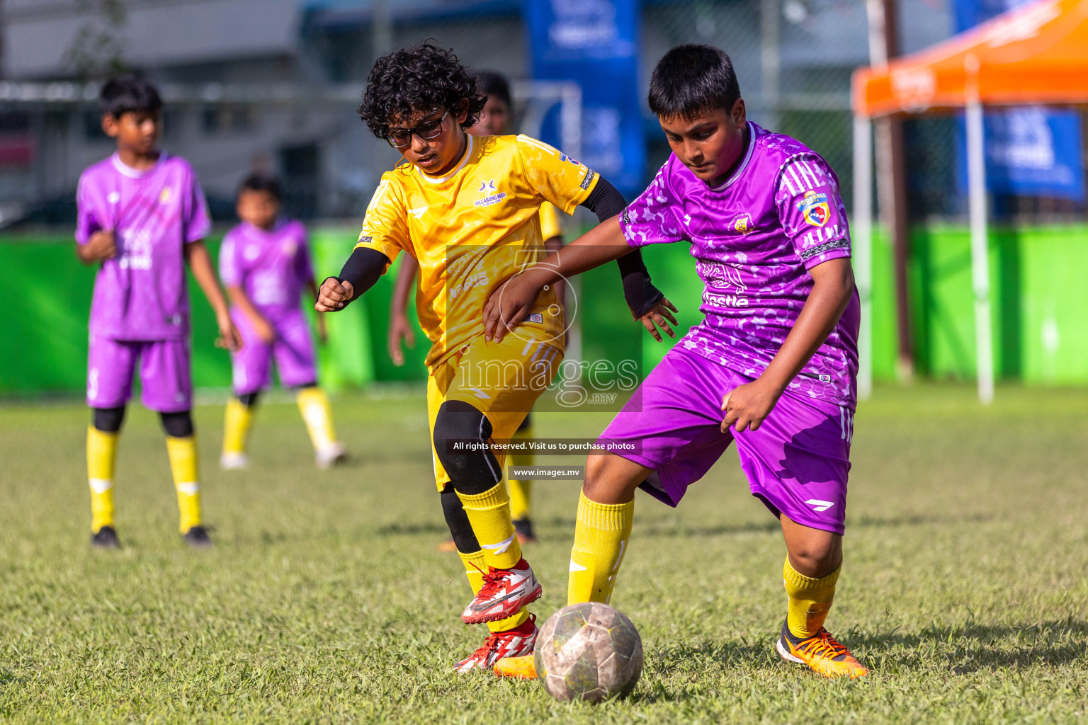 Day 2 of Nestle kids football fiesta, held in Henveyru Football Stadium, Male', Maldives on Thursday, 12th October 2023 Photos: Ismail Thoriq / Images.mv