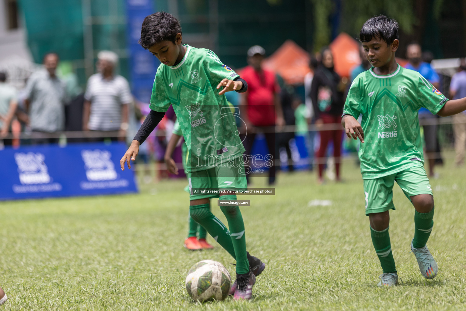 Day 1 of Nestle kids football fiesta, held in Henveyru Football Stadium, Male', Maldives on Wednesday, 11th October 2023 Photos: Shut Abdul Sattar/ Images.mv