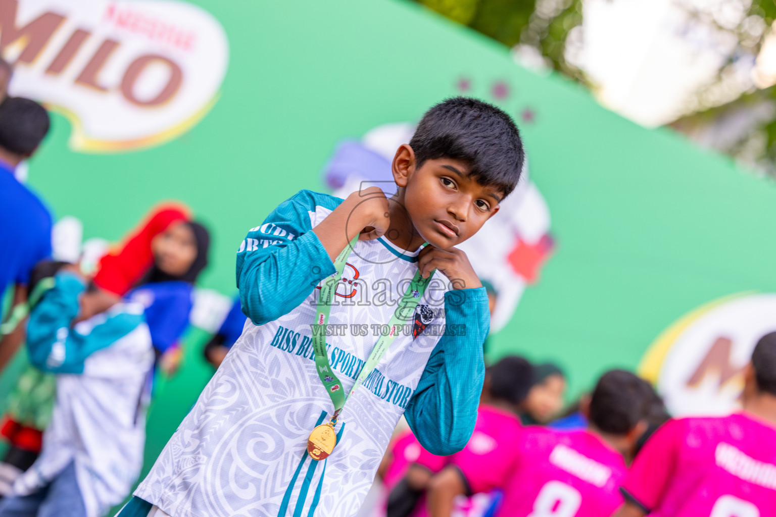Day 3 of MILO Academy Championship 2025 (U-12) was held at Henveiru Stadium in Male', Maldives on Saturday, 3rd May 2025. Photos: Ismail Thoriq / images.mv