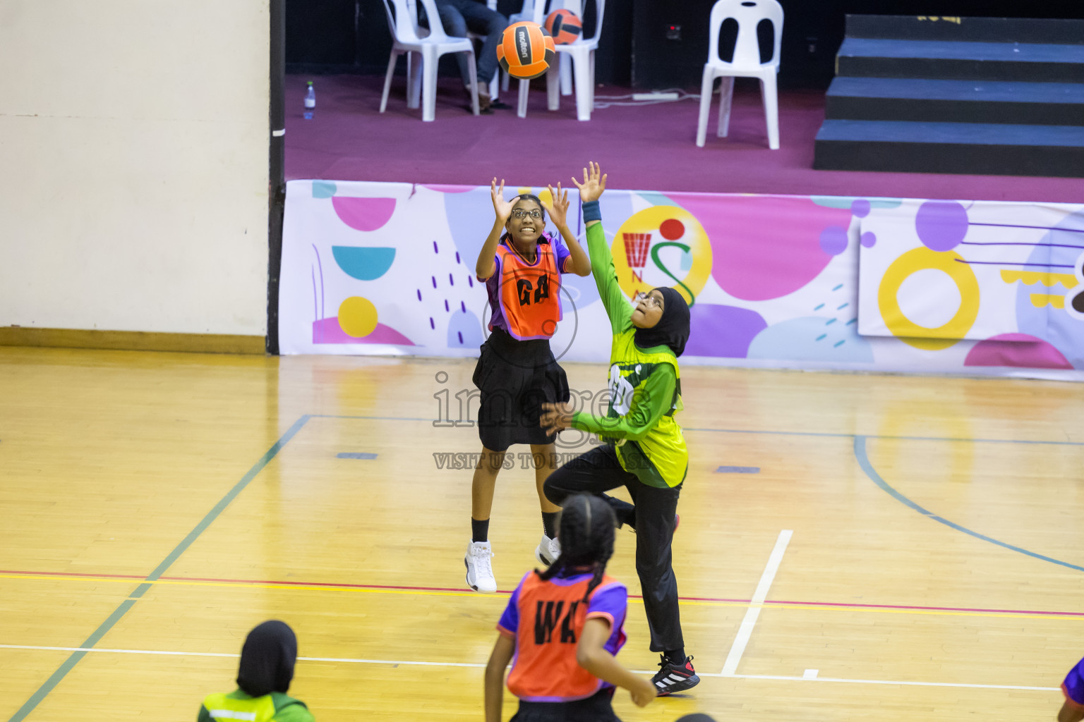 Day 14 of 25th Inter-School Netball Tournament was held in Social Center at Male', Maldives on Sunday, 25th August 2024. Photos: Hasni / images.mv