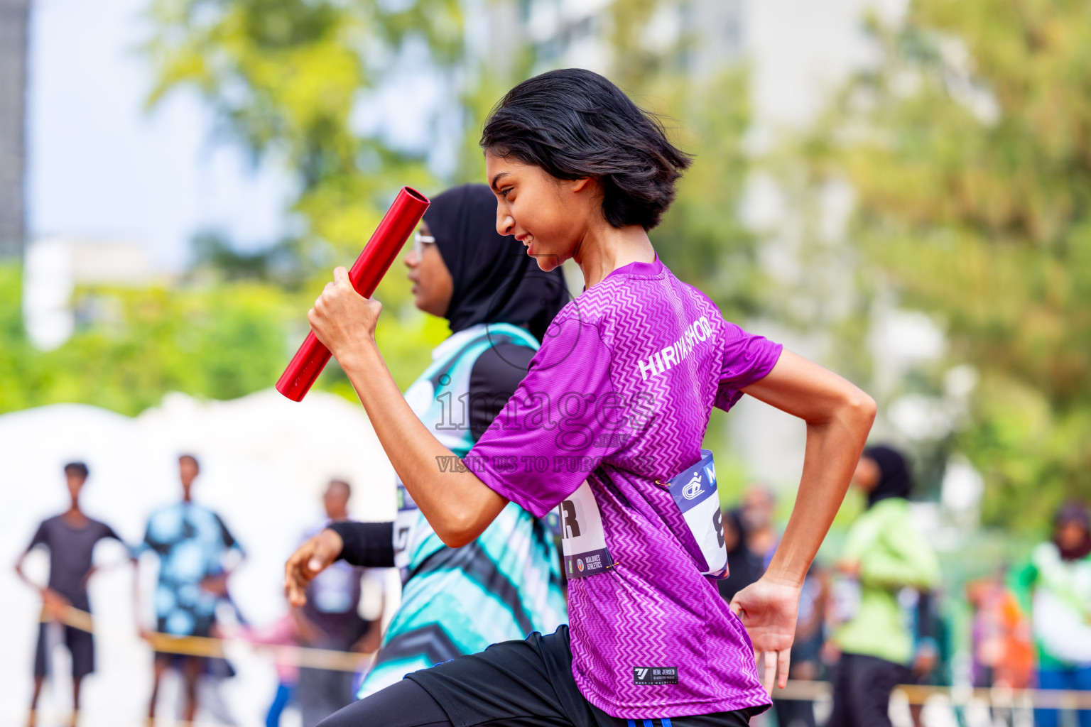 Day 5 of MWSC Interschool Athletics Championships 2024 held in Hulhumale Running Track, Hulhumale, Maldives on Wednesday, 13th November 2024. Photos by: Nausham Waheed / Images.mv