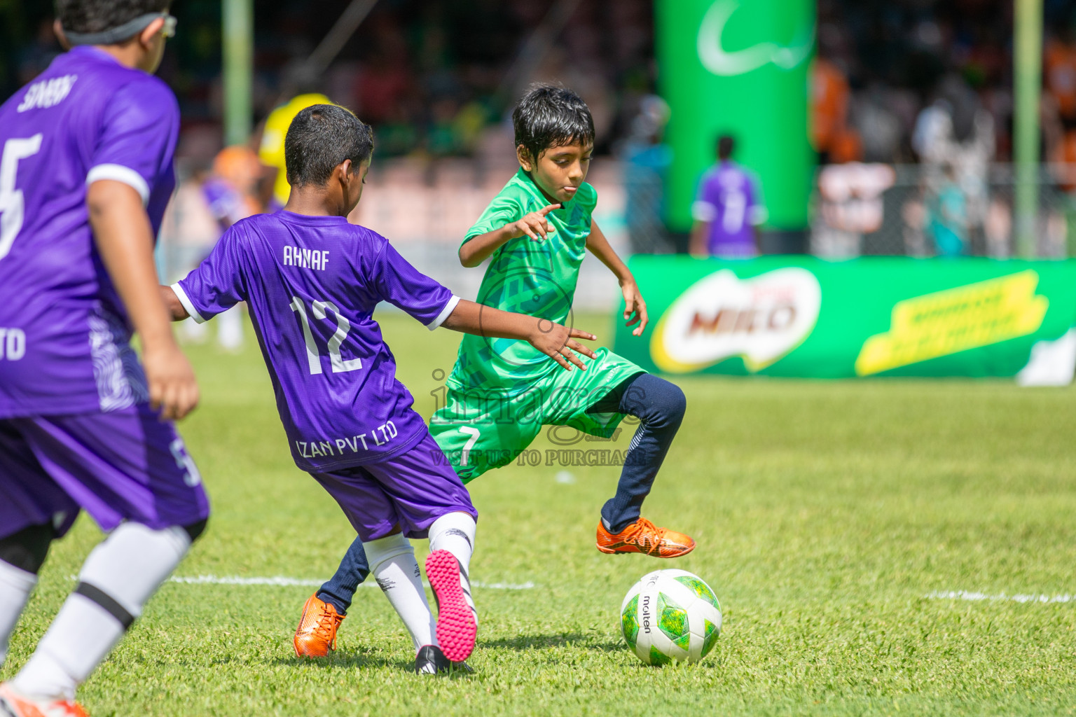 Day 1 of Under 10 MILO Academy Championship 2024 was held at National Stadium in Male', Maldives on Friday, 26th April 2024. Photos: Mohamed Mahfooz Moosa / images.mv