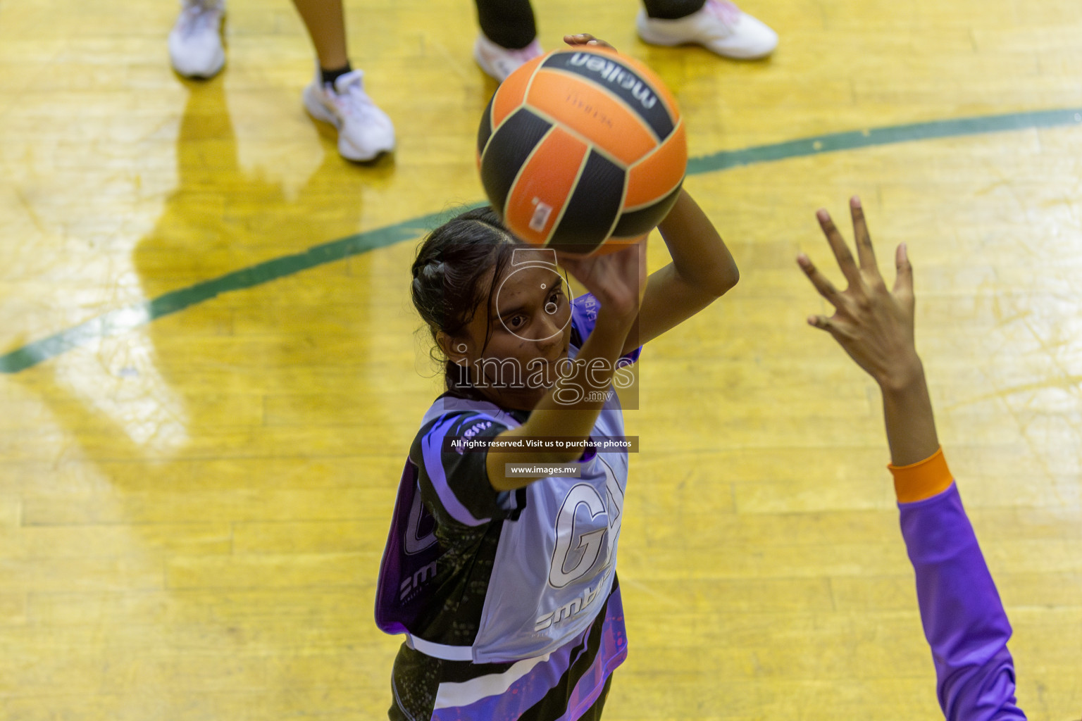 Day 11 of 24th Interschool Netball Tournament 2023 was held in Social Center, Male', Maldives on 6th November 2023. Photos: Mohamed Mahfooz Moosa / images.mv