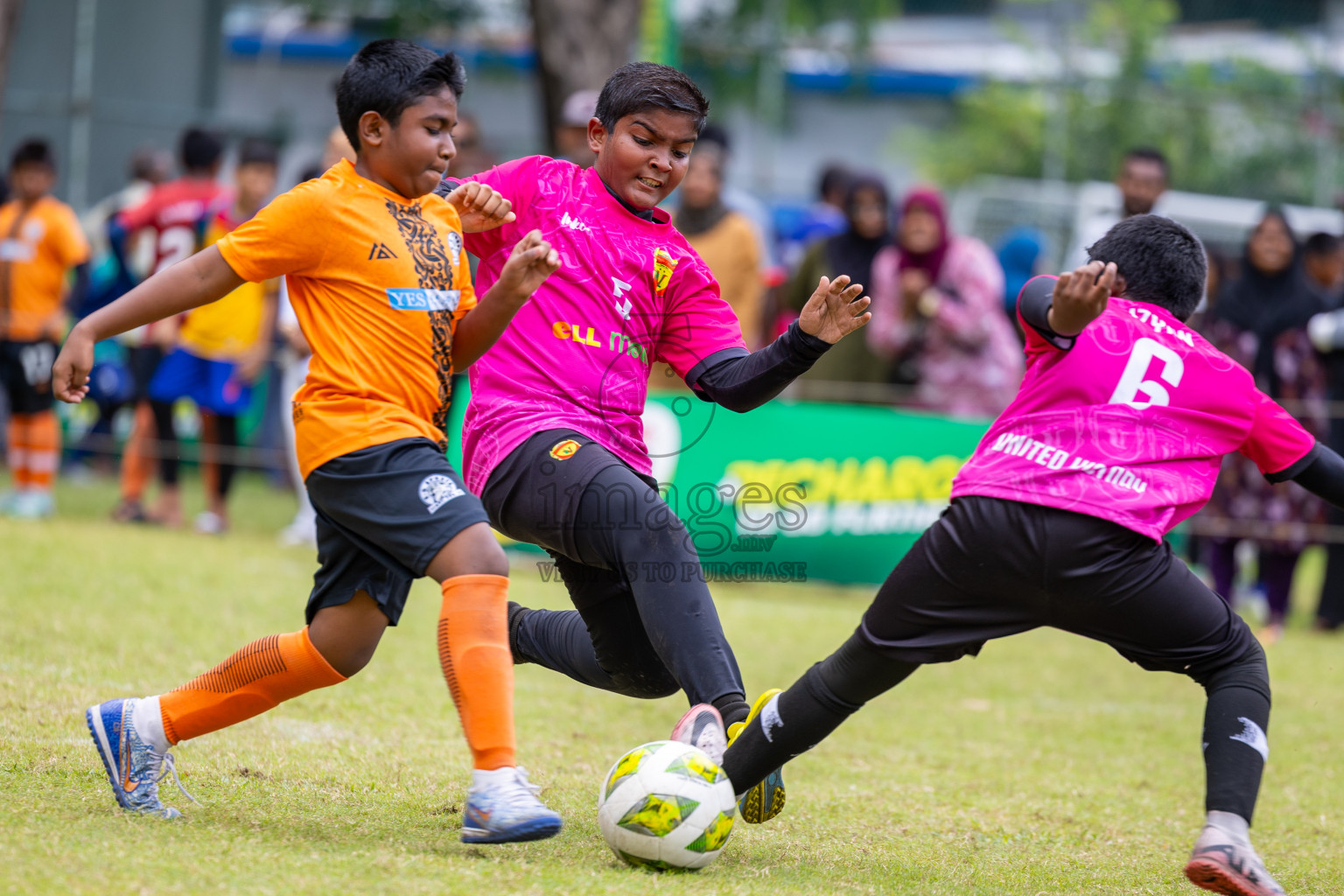 Day 1 of MILO Academy Championship 2025 (U-12) was held at Henveiru Stadium in Male', Maldives on Thursday, 1st May 2025. Photos: Ismail Thoriq / images.mv