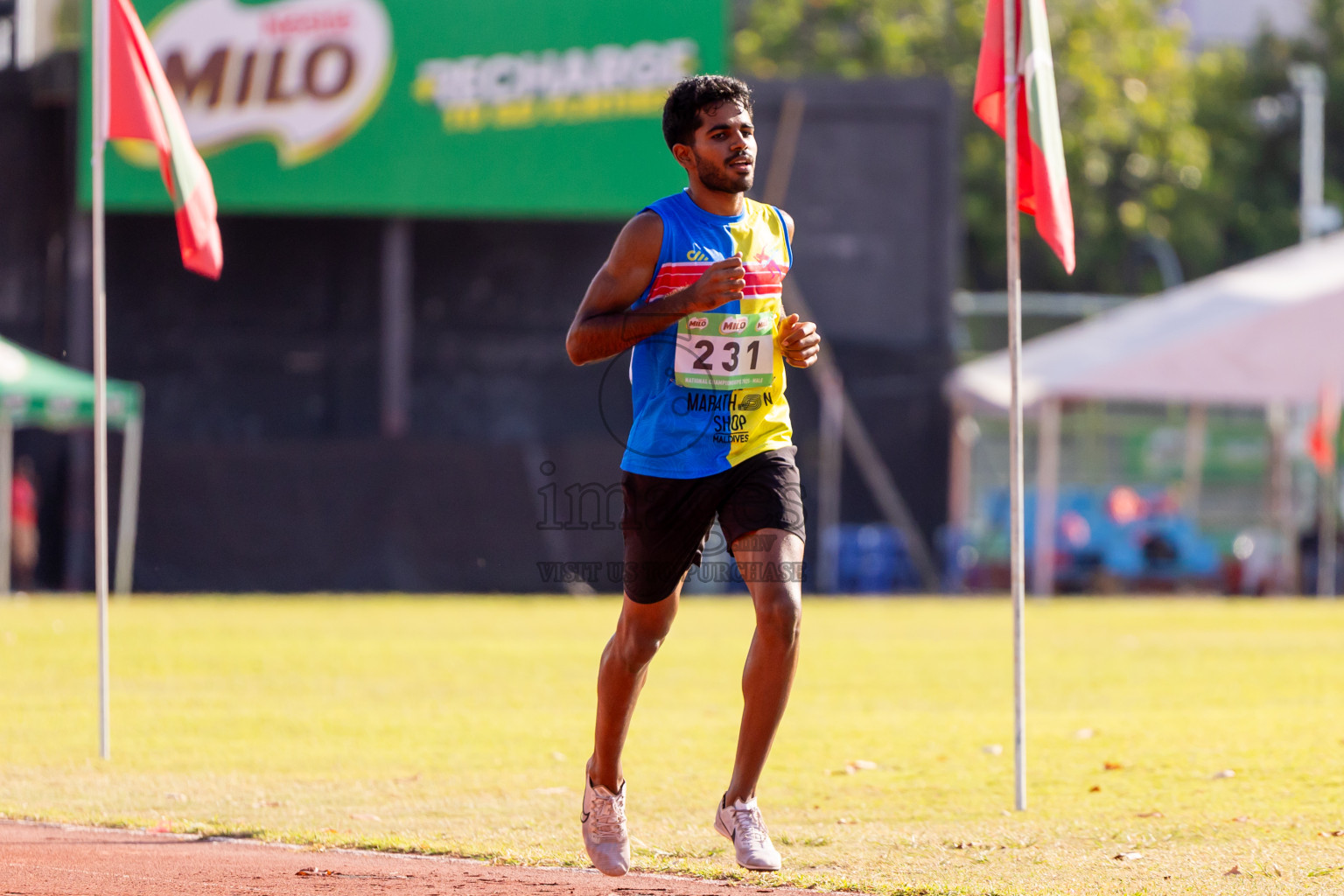 Day 3 of National Athletics Championship 2025 was held at Ekuveni Running Ground in Male', Maldives on Saturday, 16th August 2025. Photos: Nausham Waheed / images.mv