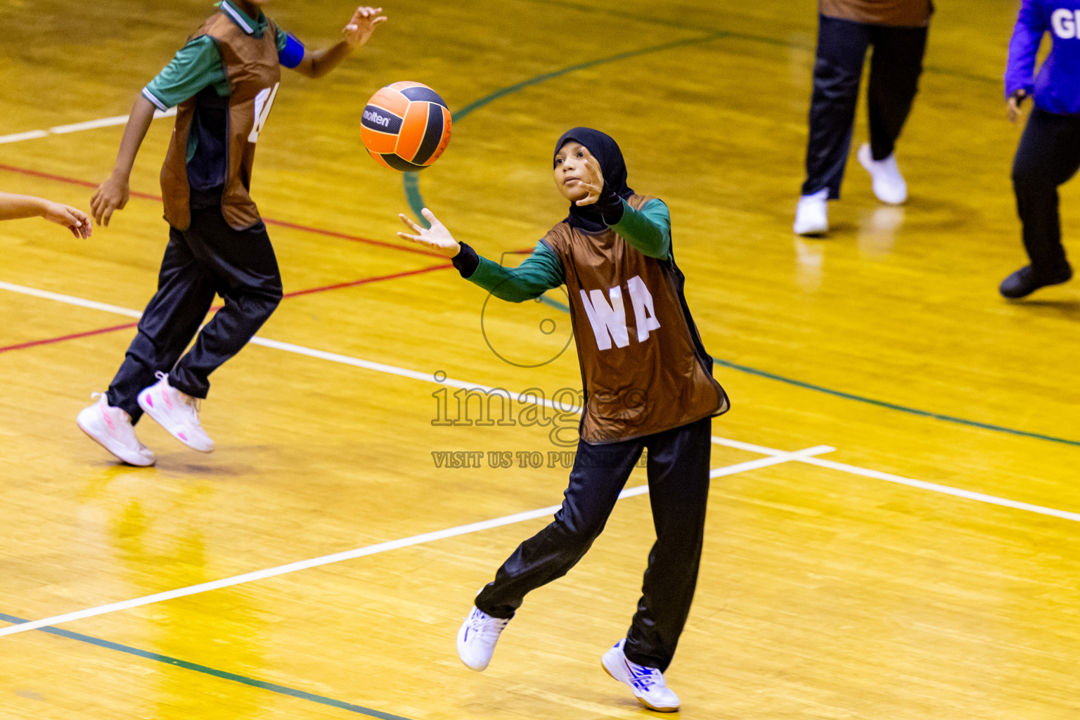 Day 10 of 25th Inter-School Netball Tournament was held in Social Center at Male', Maldives on Tuesday, 20th August 2024. Photos: Nausham Waheed / images.mv