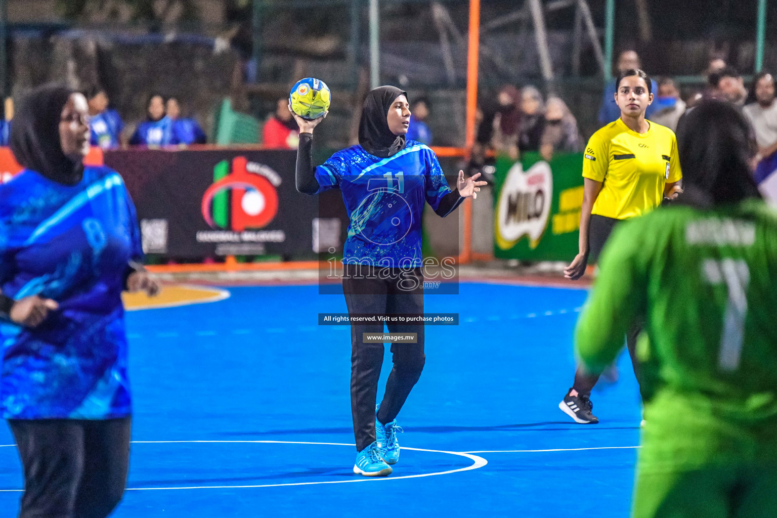 Day 9 of Milo 6th Inter Office Handball Tournament 2022 - Photos by Nausham Waheed