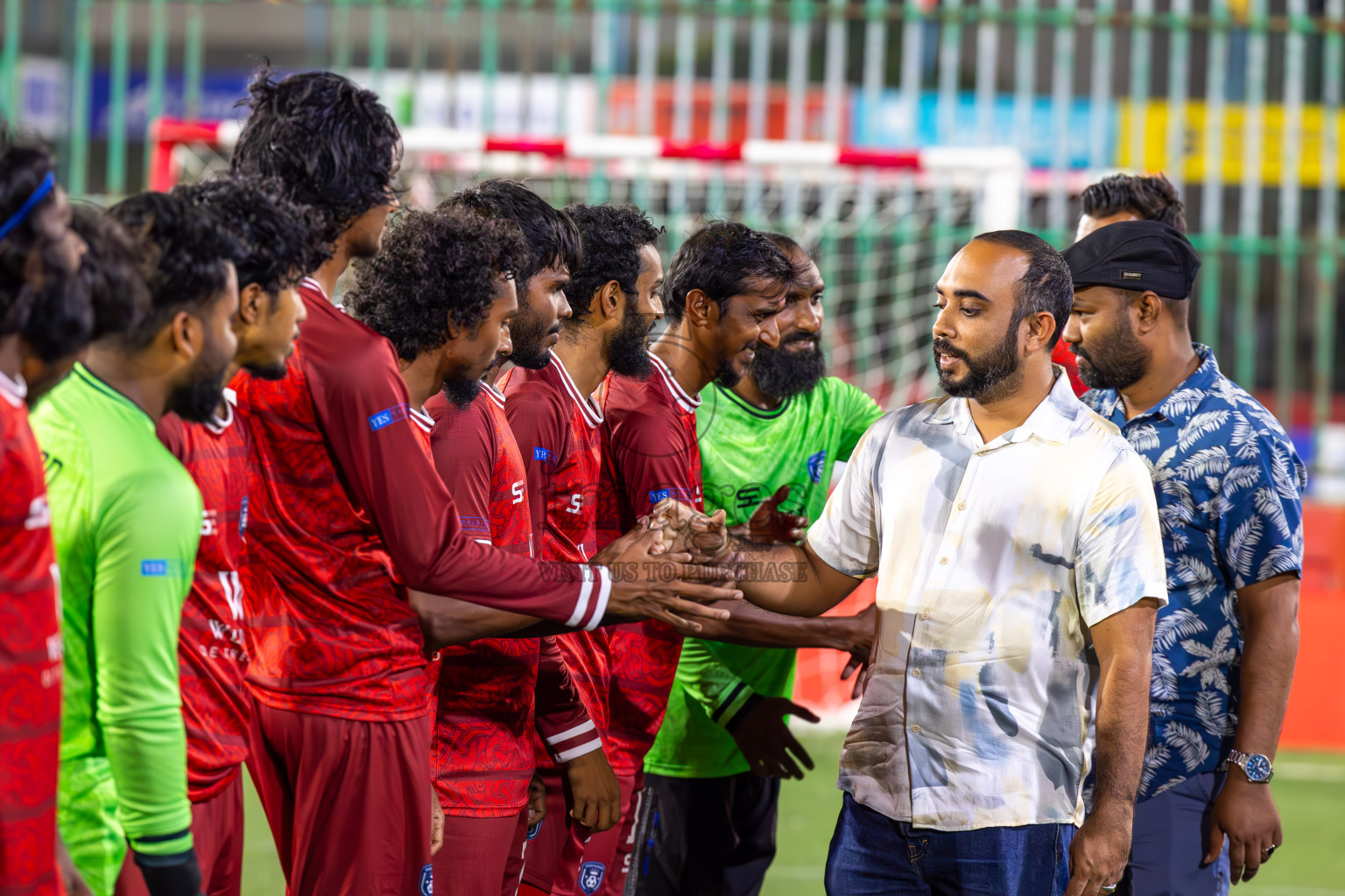 GA Dhevvadhoo vs GA Gemanafushi in Day 24 of Golden Futsal Challenge 2024 was held on Wednesday , 7th February 2024 in Hulhumale', Maldives
Photos: Ismail Thoriq / images.mv