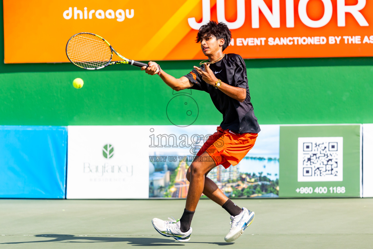 Day 3 of ATF Maldives Junior Open Tennis was held in Male' Tennis Court, Male', Maldives on Wednesday, 11th December 2024. Photos: Nausham Waheed / images.mv