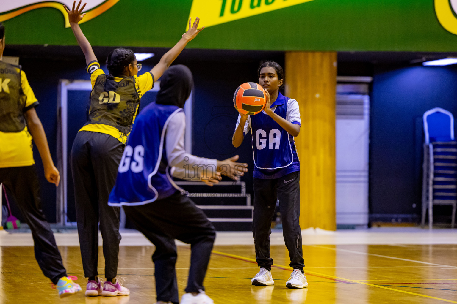 Day 10 of 25th Inter-School Netball Tournament was held in Social Center at Male', Maldives on Tuesday, 20th August 2024. Photos: Nausham Waheed / images.mv