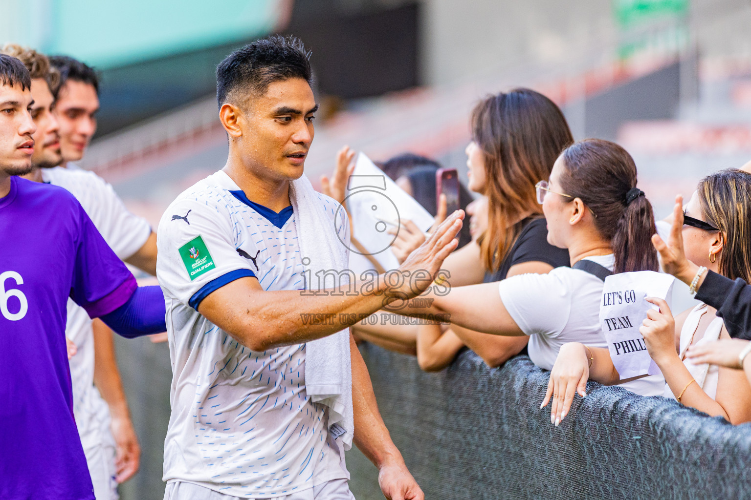 Maldives vs Philippines in AFC Asian Cup Qualifies held in National Football Stadium, Male', Maldives on Tuesday, 18th November 2025. Photos: Areef Adam / Images.mv