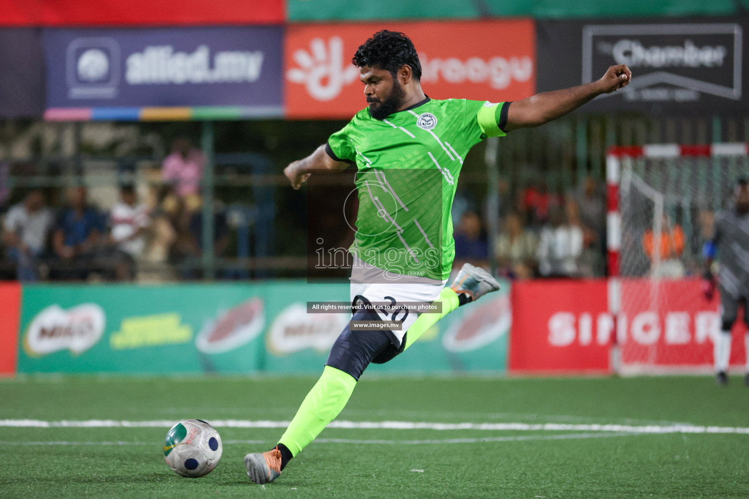 Team DJA vs Thauleemee Gulhun in Club Maldives Cup Classic 2023 held in Hulhumale, Maldives, on Monday, 24th July 2023 Photos: Nausham Waheed/ images.mv