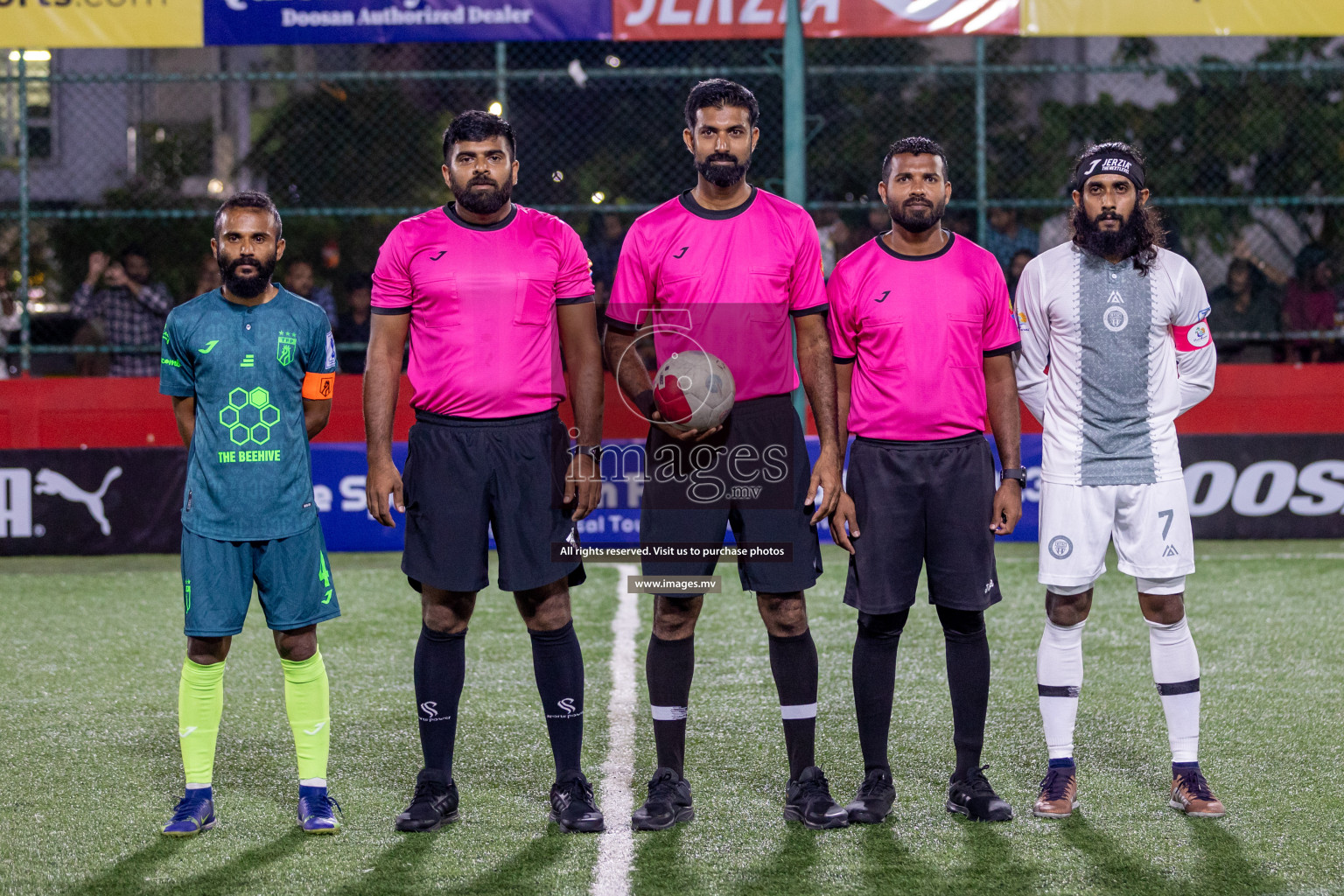 Th. Buruni vs Th. Thimarafushi in Day 6 of Golden Futsal Challenge 2023 on 10 February 2023 in Hulhumale, Male, Maldives