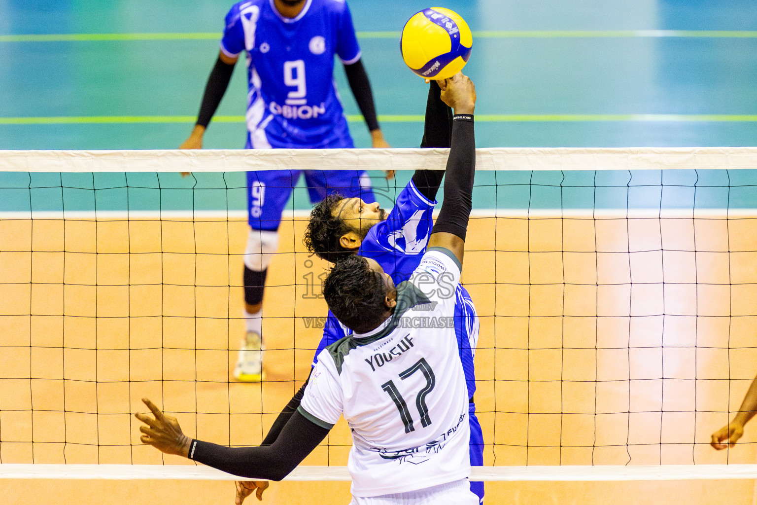 Club HDC vs Dhadimagu Sports & Recreation Club in Semi Finals of MILO VAM Cup 2025 held in Male', Maldives on Tuesday, 1st July 2025 at Social Center Indoor Hall Photos By: Nausham Waheed / images.mv