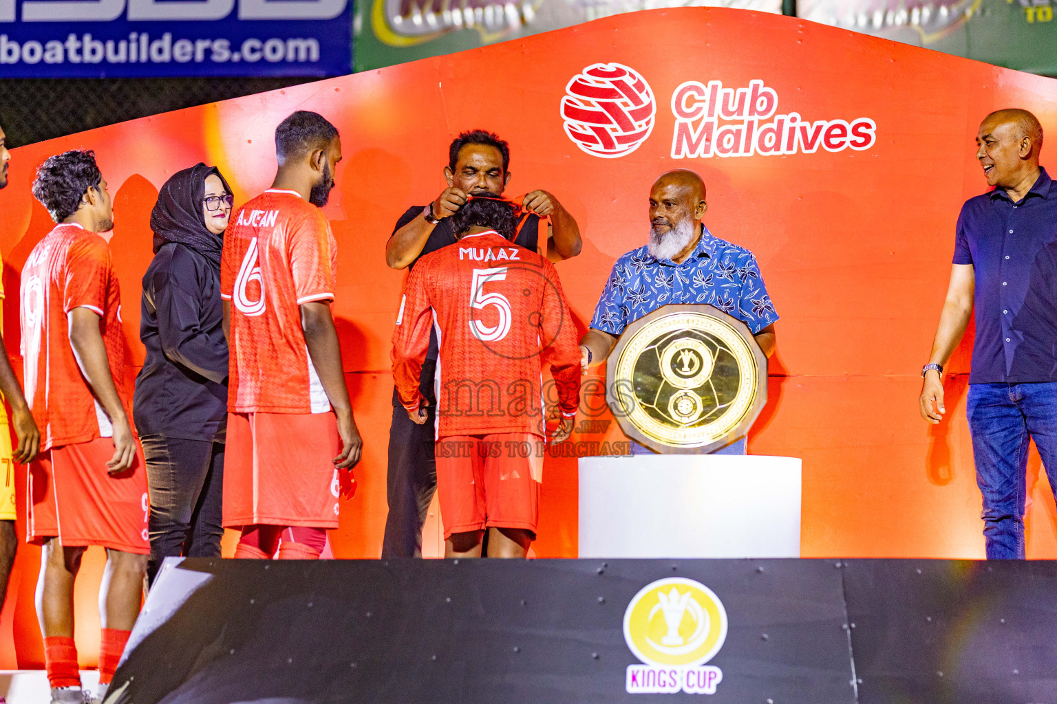 Road Recreation Club vs Club Combination SC Eydhafushi in Kings Cup Final of Club Maldives 2025 was held in Rehendhi Futsal Ground, Hulhumale', Maldives on Tuesday, 9th September 2025. Photos: Areef Adam / images.mv