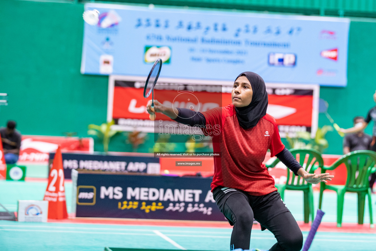 47th National Badminton Tournament 2021 held from 10 to 14 November 2021 in Male' Sports Complex, Maldives