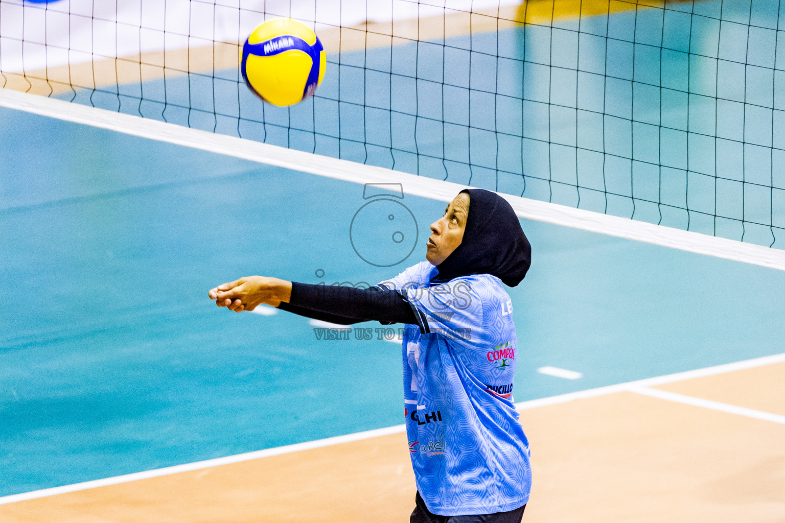 Day 3 of Women's Division of Milo VAM Cup 2024 held in Male', Maldives on Wednesday, 10th July 2024 at Social Center Indoor Hall Photos By: Nausham Waheed / images.mv