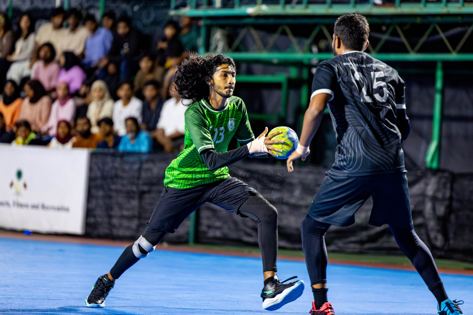 2nd Division Final of 8th Inter-Office/Company Handball Tournament 2024, held in Handball ground, Male', Maldives on Tuesday, 17th September 2024 Photos: Nausham Waheed/ Images.mv