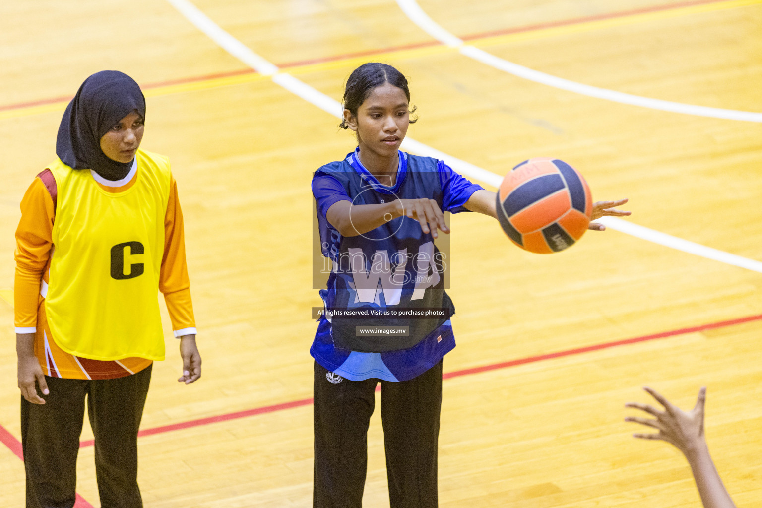 Day4 of 24th Interschool Netball Tournament 2023 was held in Social Center, Male', Maldives on 30th October 2023. Photos: Nausham Waheed / images.mv