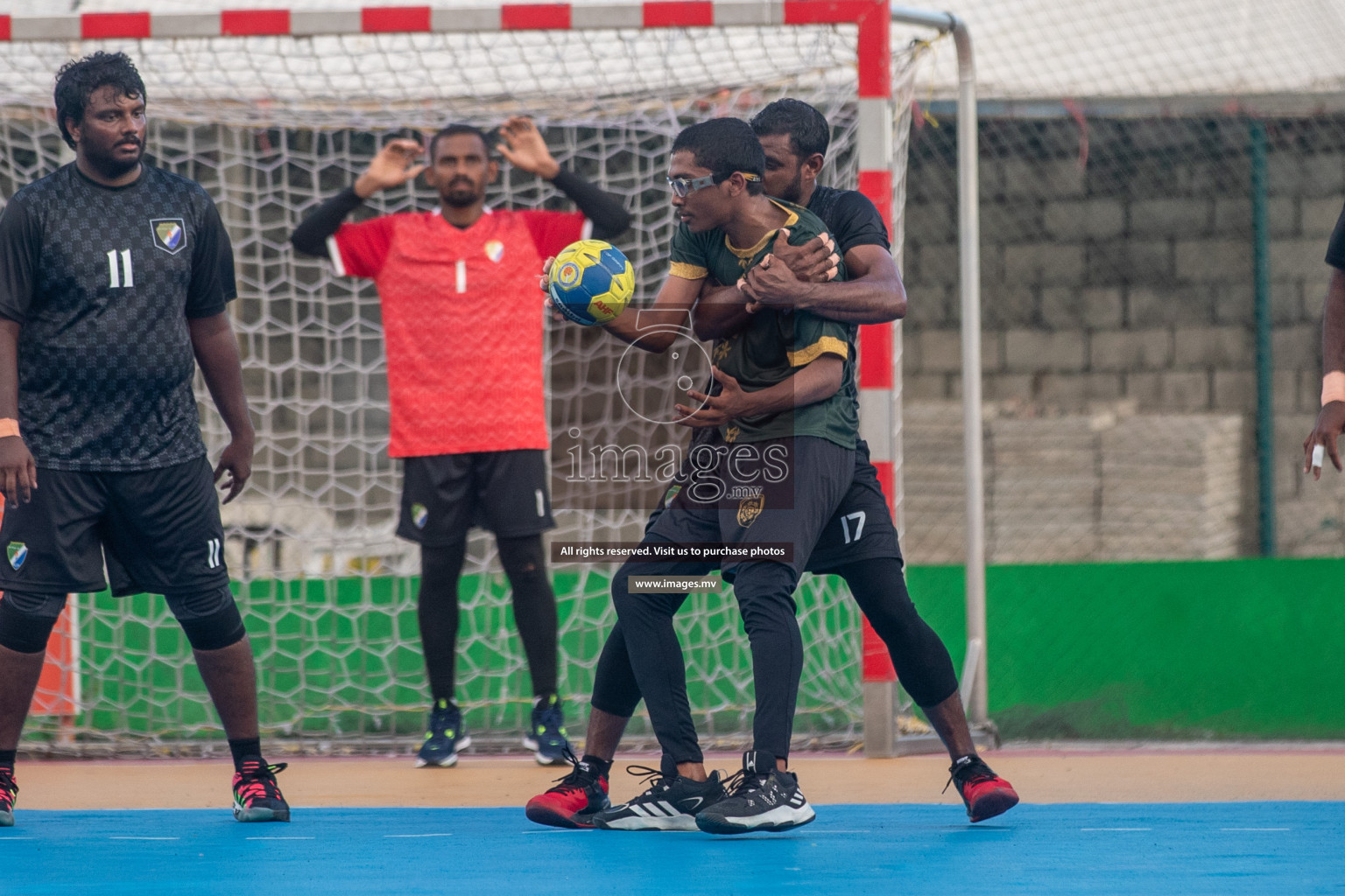 Day 5 of 6th MILO Handball Maldives Championship 2023, held in Handball ground, Male', Maldives on Friday, 24th May 2023 Photos: Shuu Abdul Sattar/ Images.mv