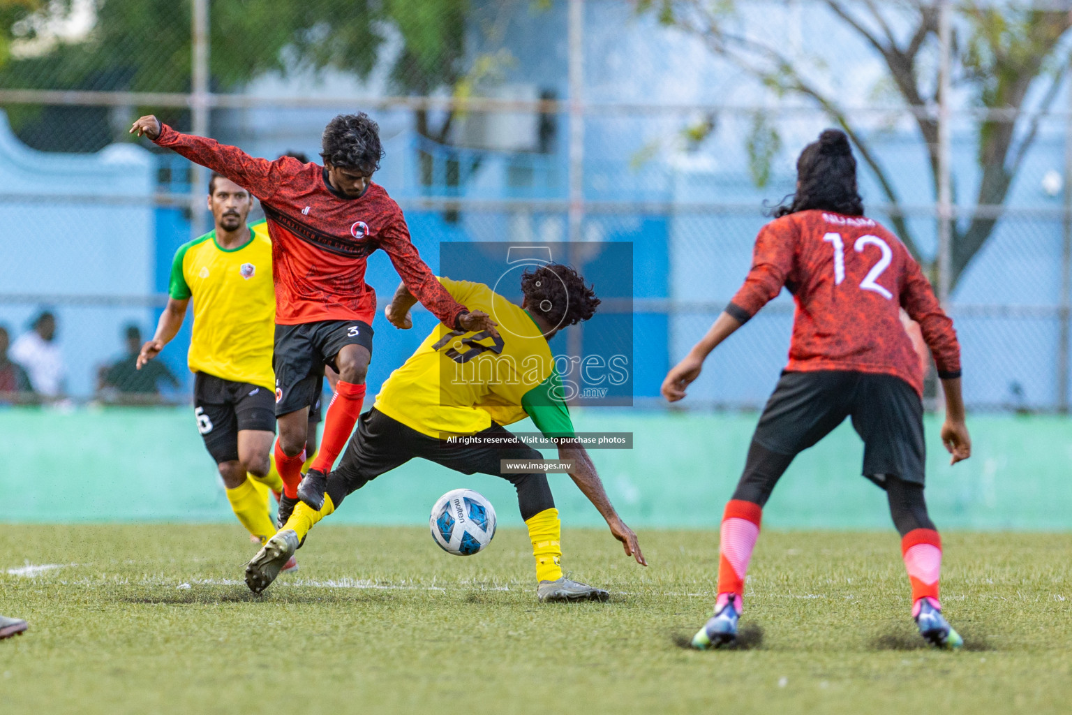 Little Town Sports vs  Lorenzo Sports Club in the 2nd Division 2022 on 16th July 2022, held in National Football Stadium, Male', Maldives Photos: Hassan Simah / Images.mv