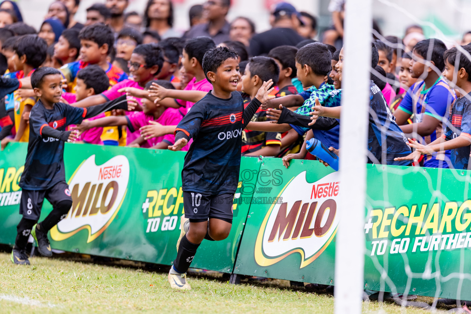 Day 3 of MILO SVAM Juniors 2025 (U-8) was held at Henveiru Stadium in Male', Maldives on Saturday, 28th June 2025. 
Photos: Hassan Simah / images.mv