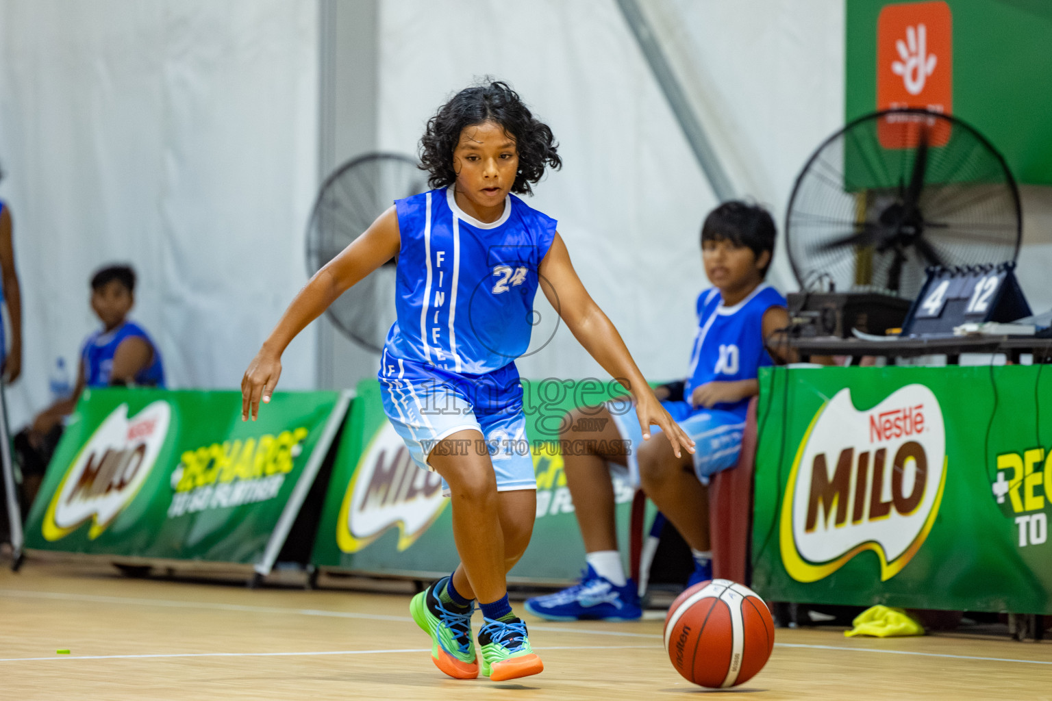 Milo 5 x 5 Junior Challenge 2025 - Basketball tournament held in Basketball Training Center, Male', Maldives on Thursday, 09th October 2025. 
Photo by: Hassan Simah / Images.mv