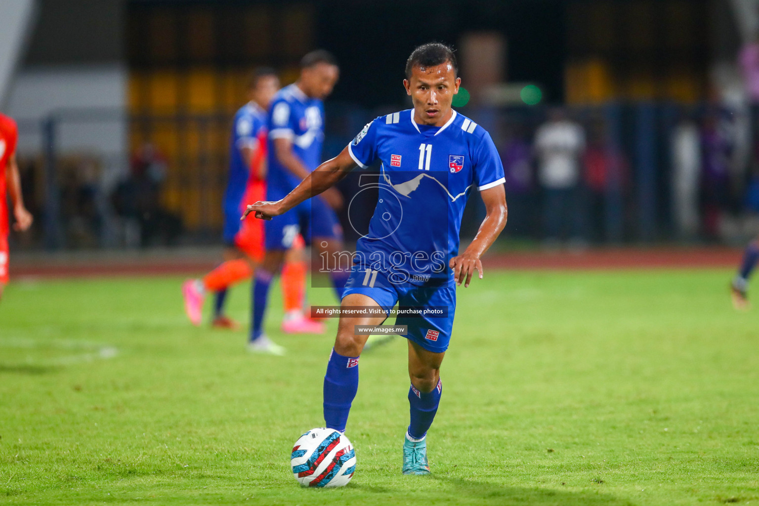 Nepal vs India in SAFF Championship 2023 held in Sree Kanteerava Stadium, Bengaluru, India, on Saturday, 24th June 2023. Photos: Hassan Simah / images.mv