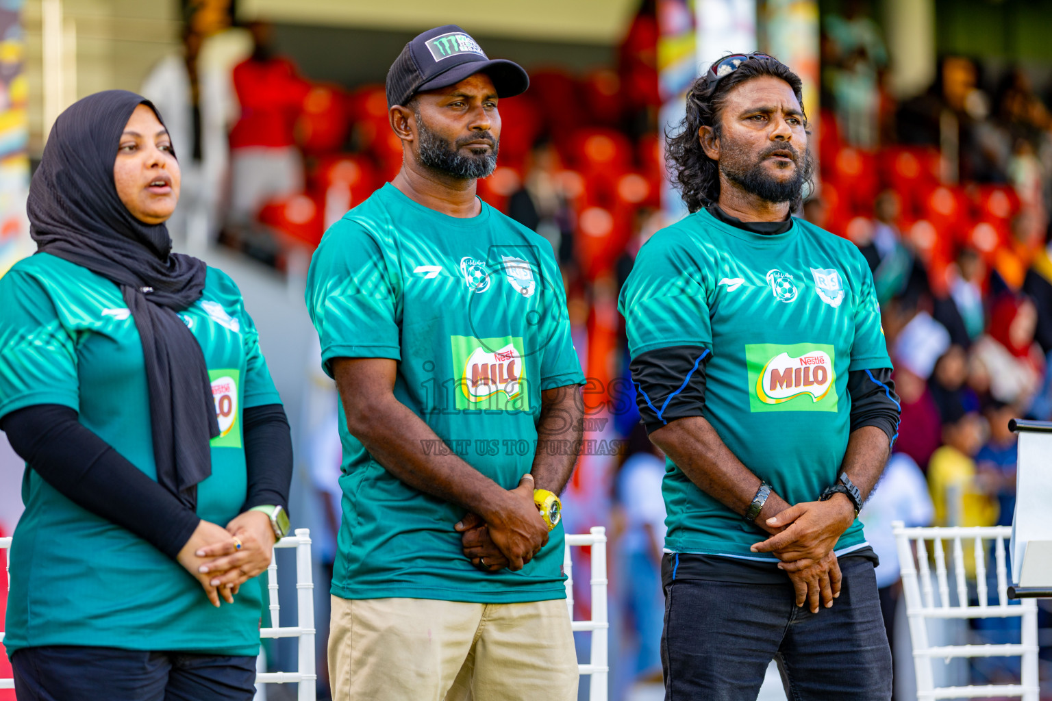 Day 2 of MILO Kids Football Fiesta was held at National Stadium in Male', Maldives on Saturday, 24th February 2024.