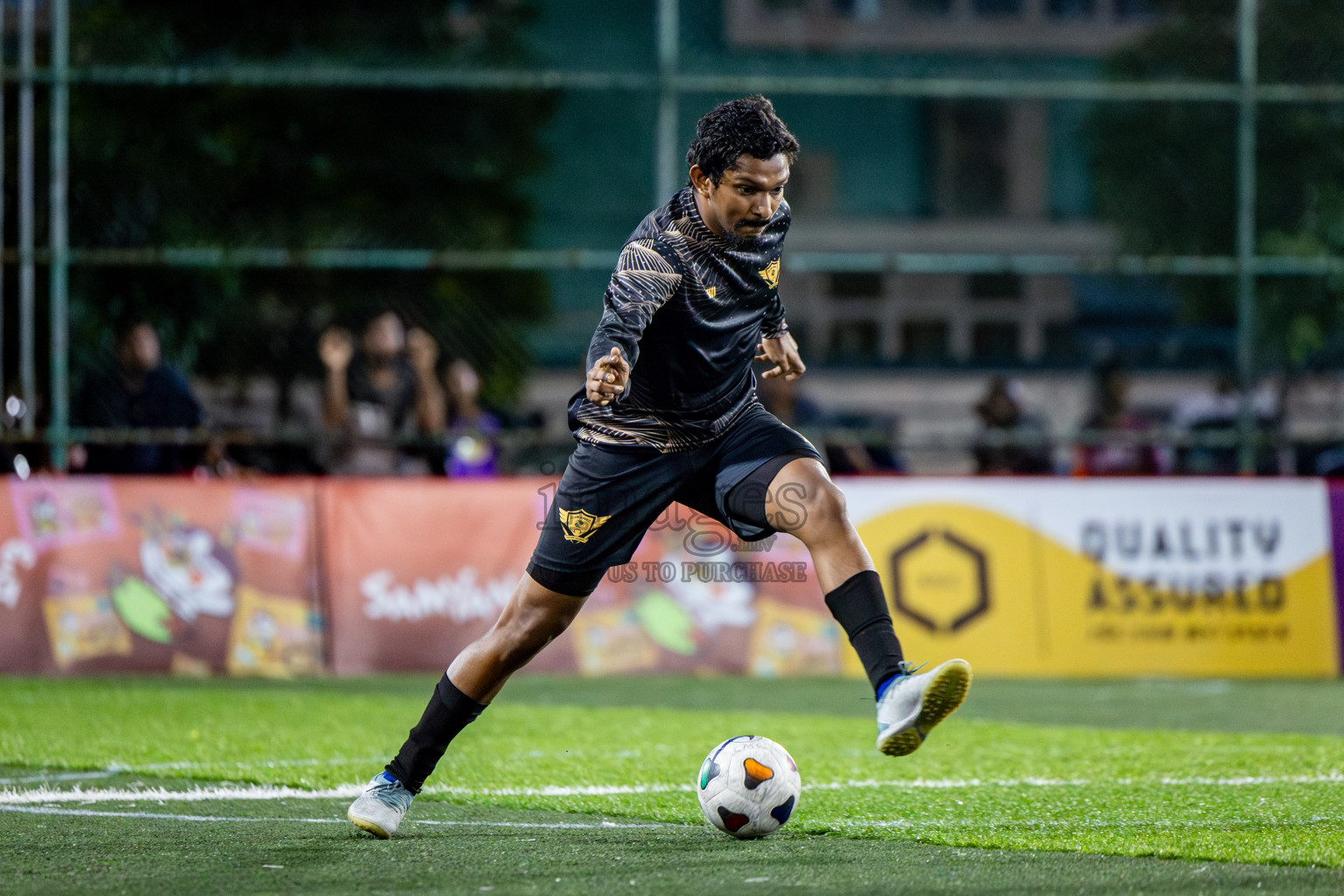 Prison Club vs Club AVSEC in Club Maldives Cup 2024 held in Rehendi Futsal Ground, Hulhumale', Maldives on Wednesday, 2nd October 2024. Photos: Nausham Waheed / images.mv