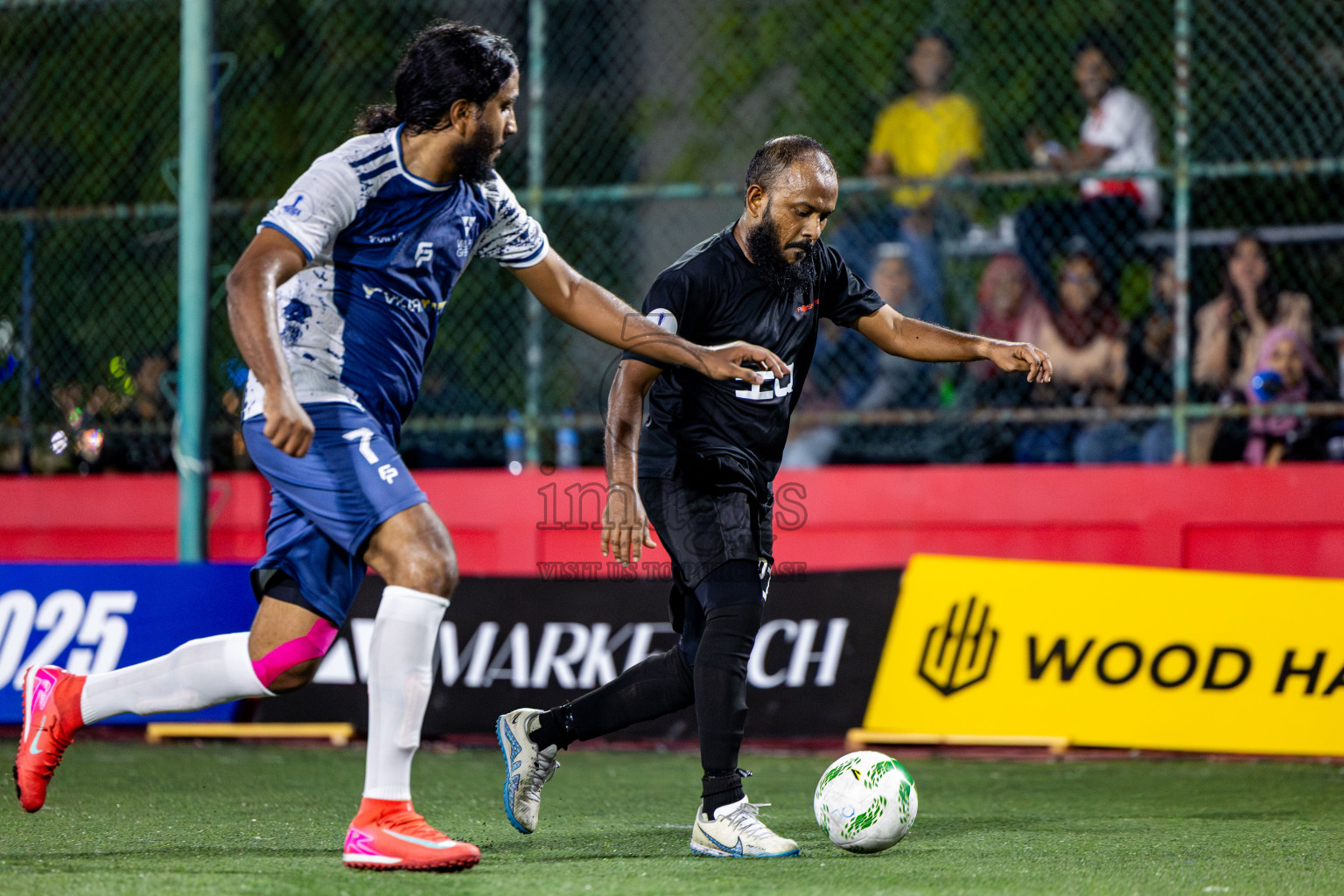 Roseware vs Villa Travels in Day 7 of Office League 2025 was held on Tuesday, 22nd April 2025 in Hulhumale', Maldives. Photos: Nausham Waheed / images.mv
