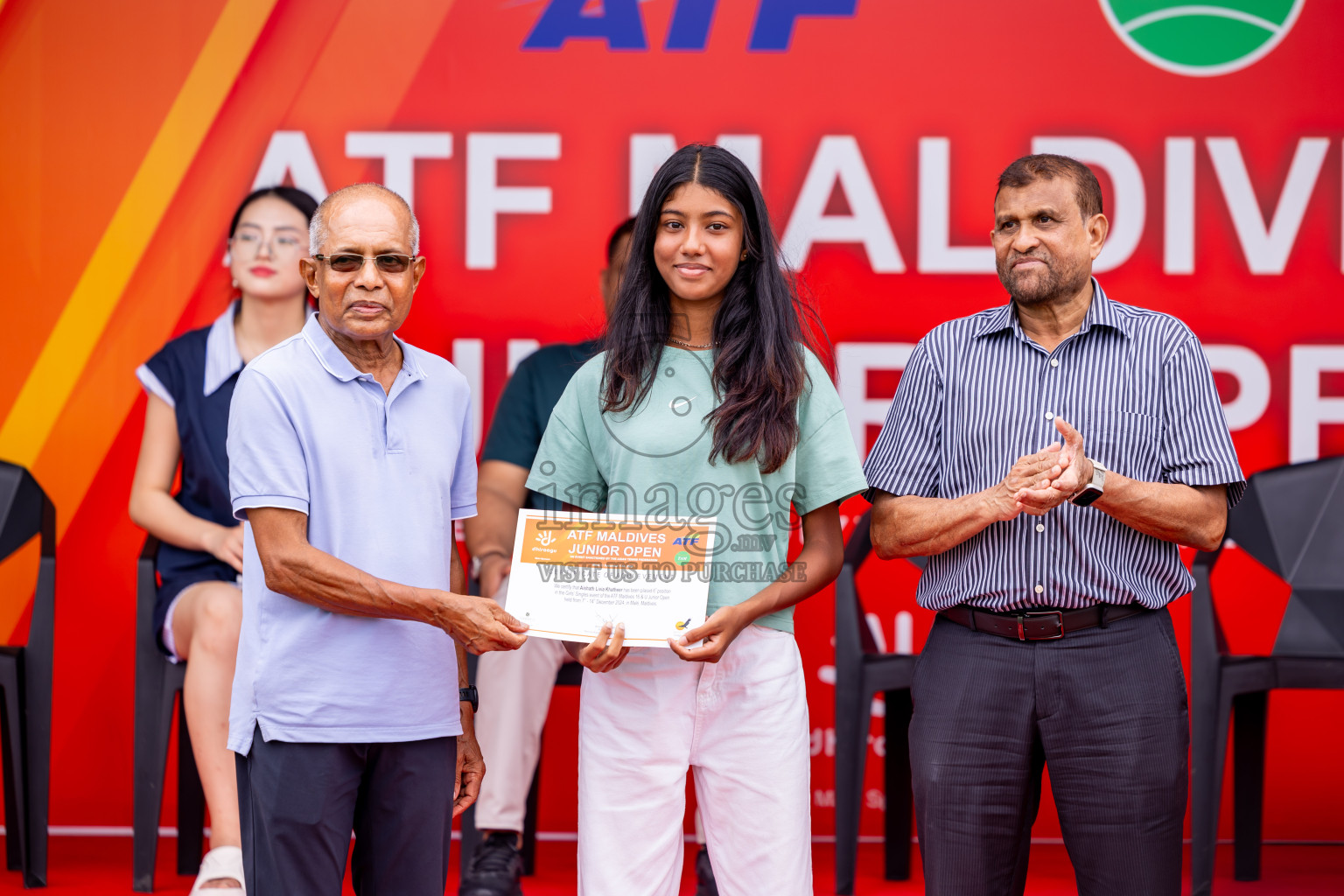 Finals of ATF Maldives Junior Open Tennis was held in Male' Tennis Court, Male', Maldives on Saturday, 21st December 2024. Photos: Nausham Waheed/ images.mv