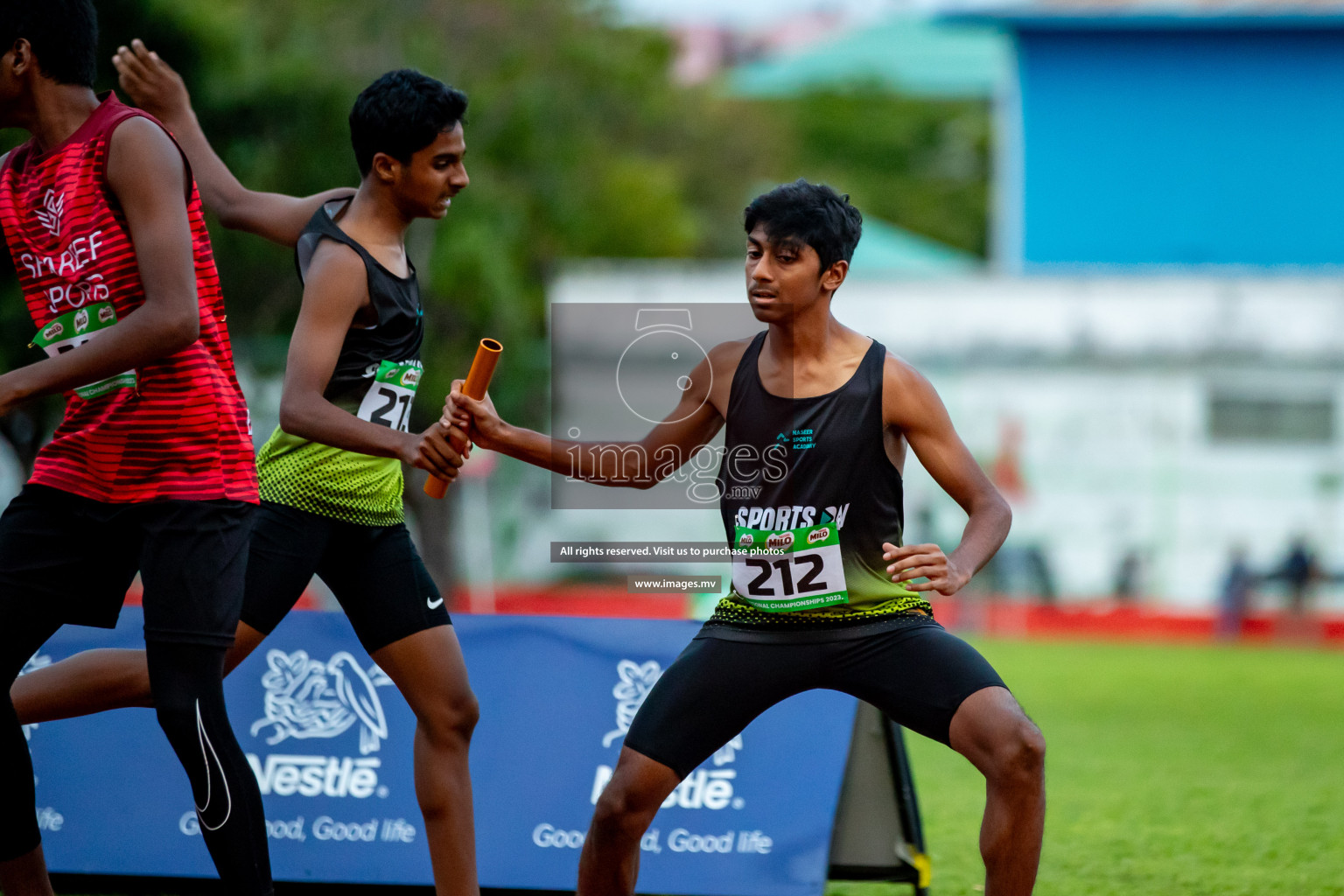 Day 2 of National Athletics Championship 2023 was held in Ekuveni Track at Male', Maldives on Friday, 24th November 2023. Photos: Hassan Simah / images.mv