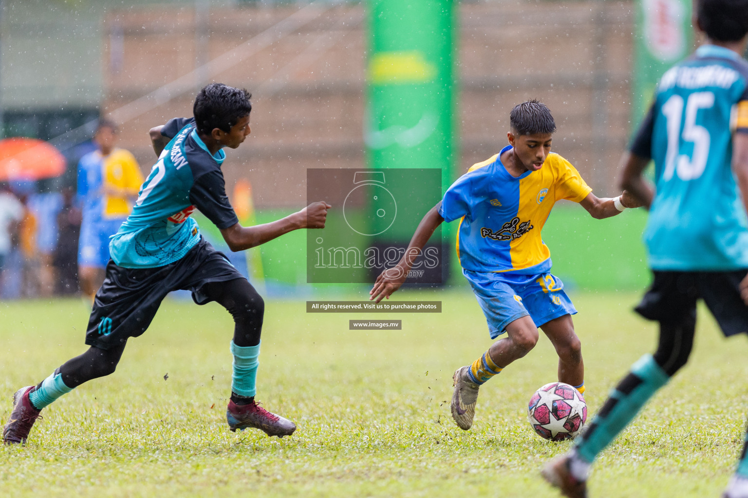 Day 2 of MILO Academy Championship 2023 (u14) was held in Henveyru Stadium Male', Maldives on 4th November 2023. Photos: Nausham Waheed / images.mv