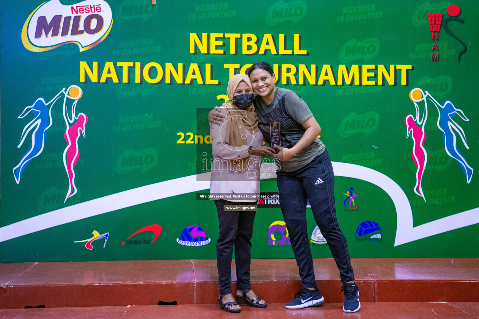 Kulhudhuffushi Youth & R.C vs Club Green Streets in the Finals of Milo National Netball Tournament 2021 (Women's) held on 5th December 2021 in Male', Maldives Photos: Ismail Thoriq / images.mv