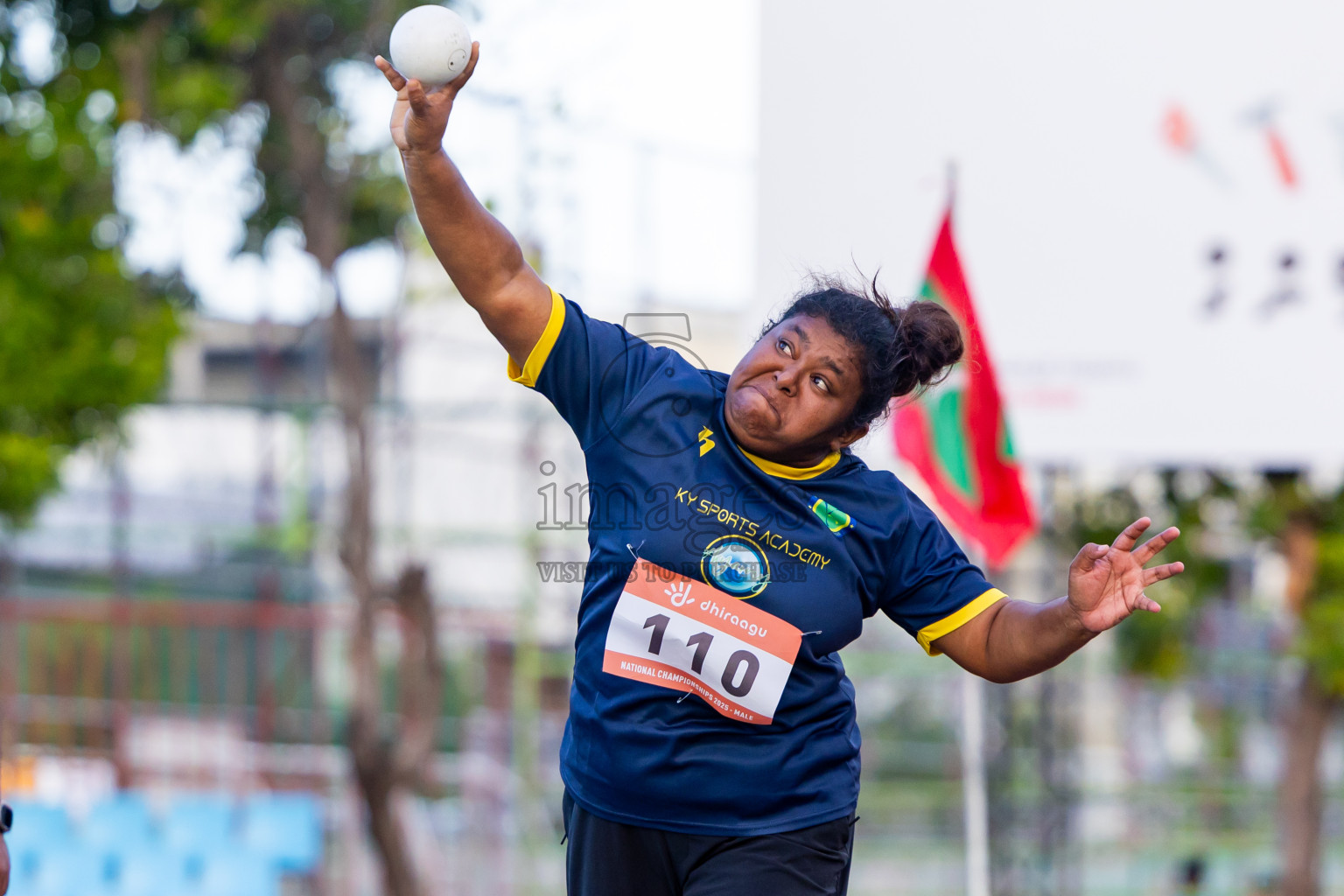 Day 3 of National Athletics Championship 2025 was held at Ekuveni Running Ground in Male', Maldives on Saturday, 16th August 2025. Photos: Nausham Waheed / images.mv