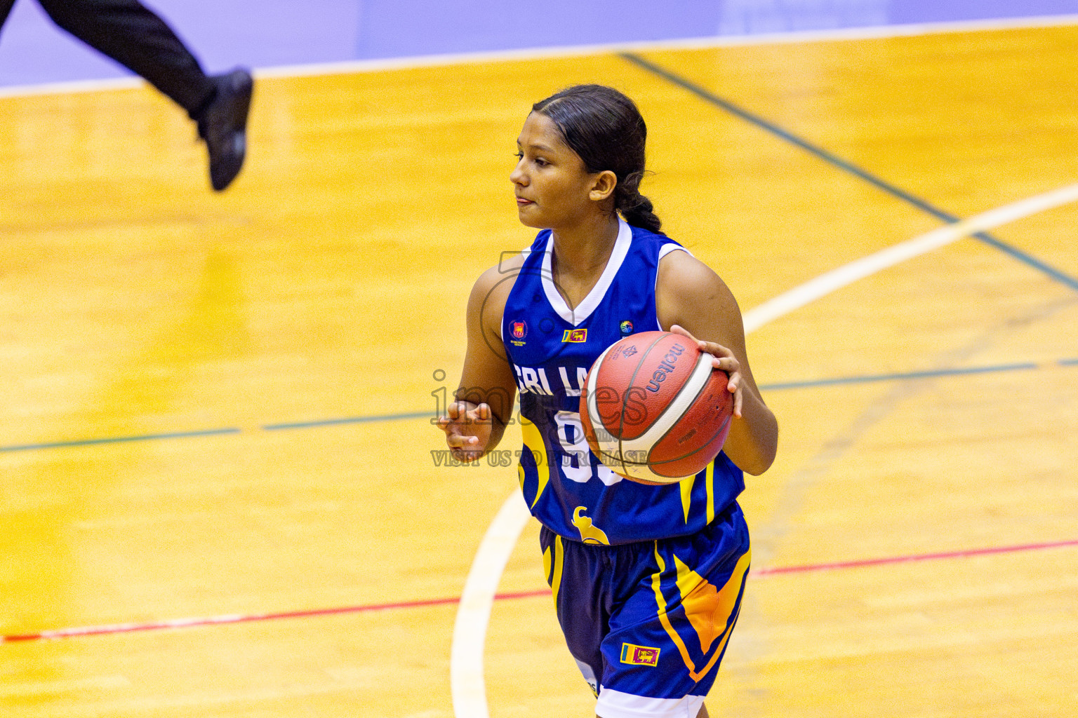 Sri Lanka vs India in Day 3 of Under 16 Woman's Asian Cup SABA Qualifiers 2025 was held in Social Center, Male', Maldives on Saturday, 14th June 2025. Photos: Nausham Waheed / images.mv