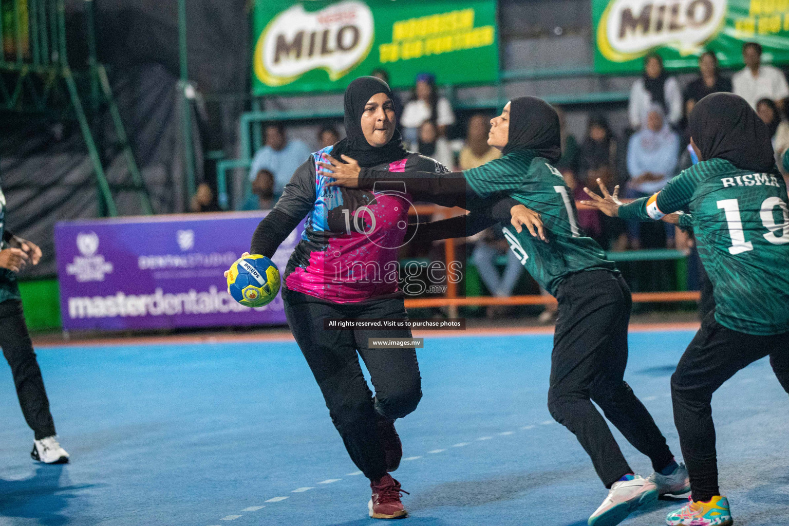 Day 7 of 6th MILO Handball Maldives Championship 2023, held in Handball ground, Male', Maldives on Friday, 26th May 2023 Photos: Nausham Waheed/ Images.mv